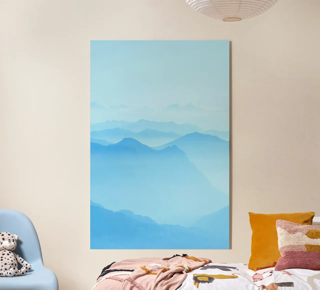 hills landscape Acryl-Glas von prindy