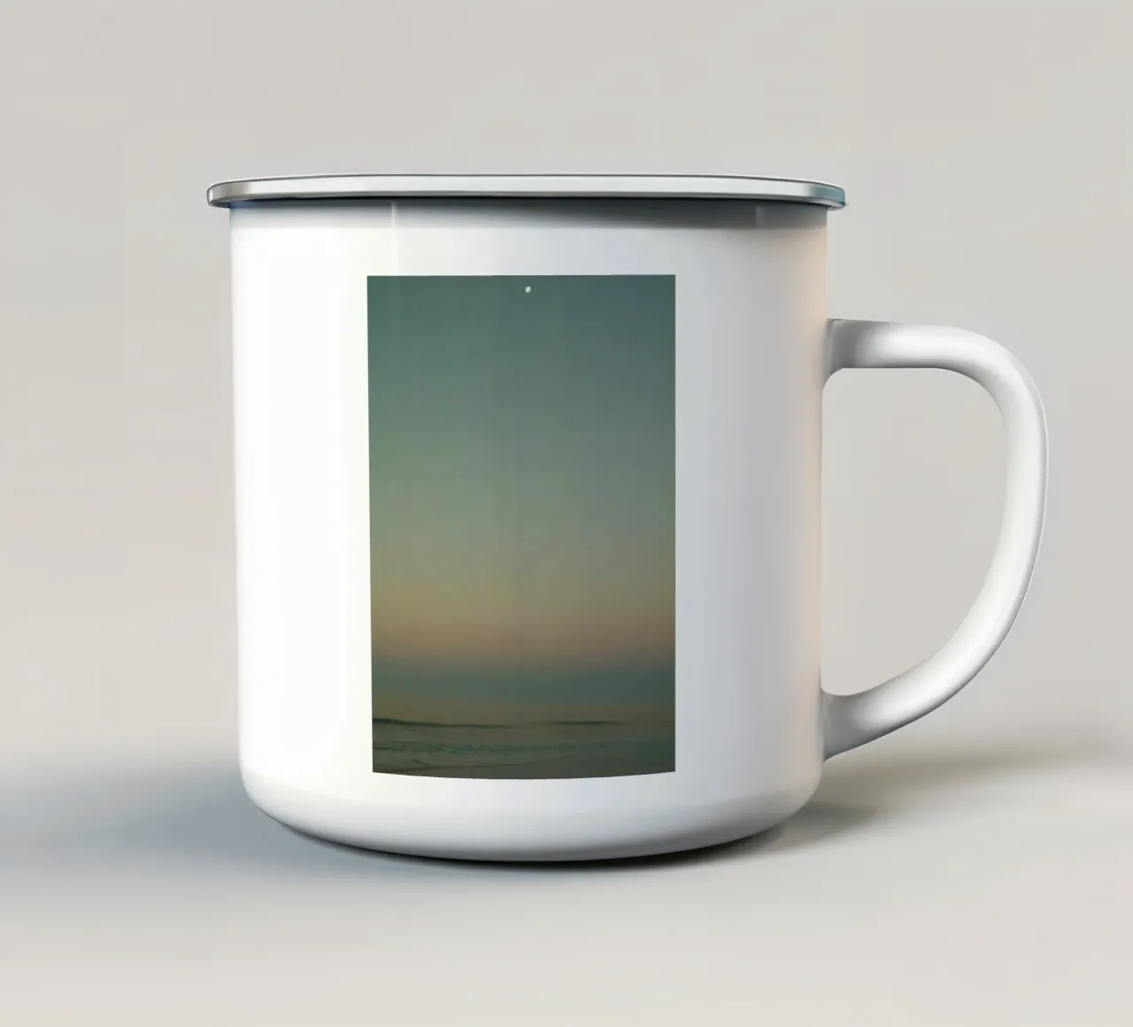 moon beach sea tazza in smalto da Histrol