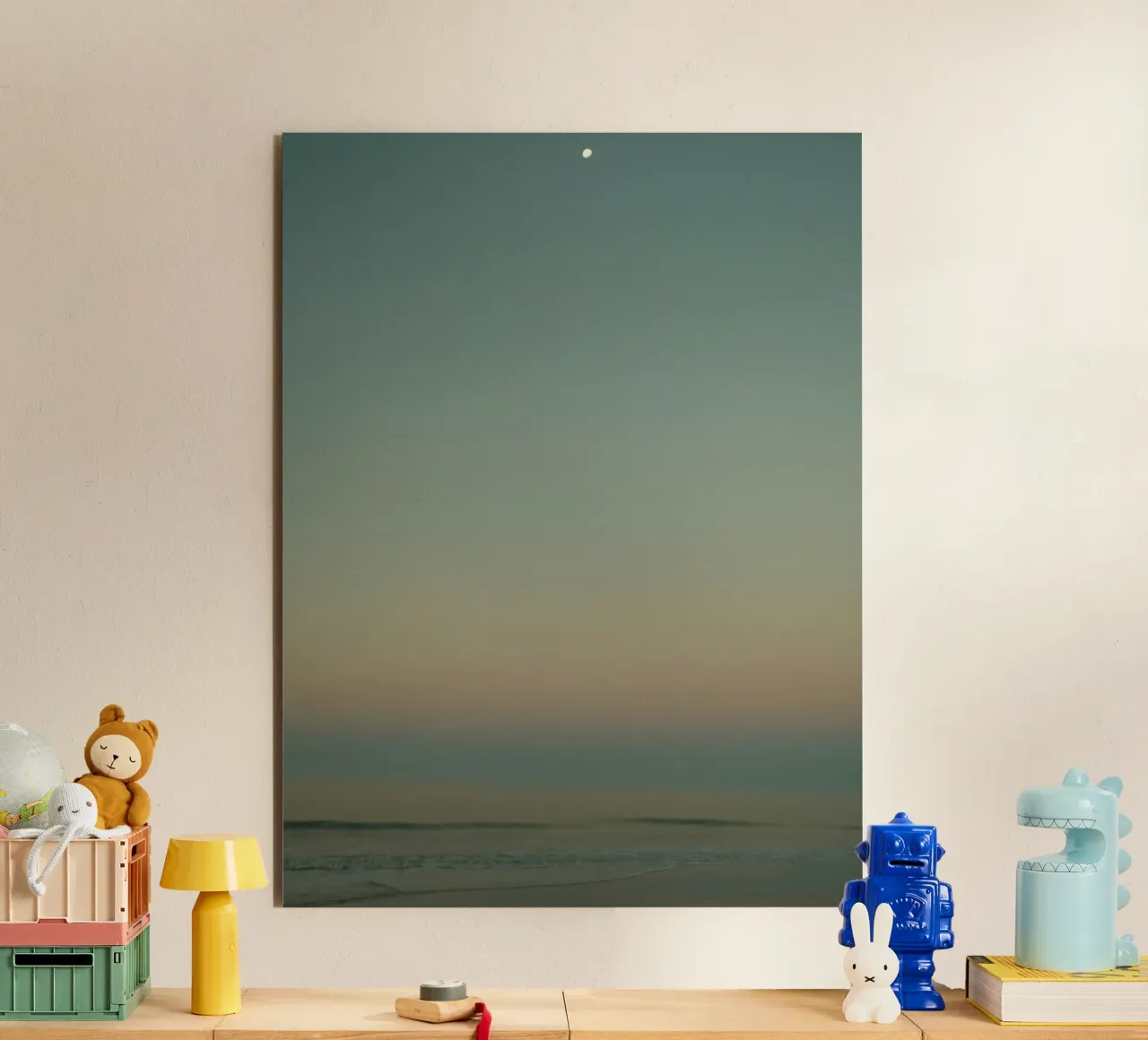 moon beach sea Alu-Dibond von Histrol