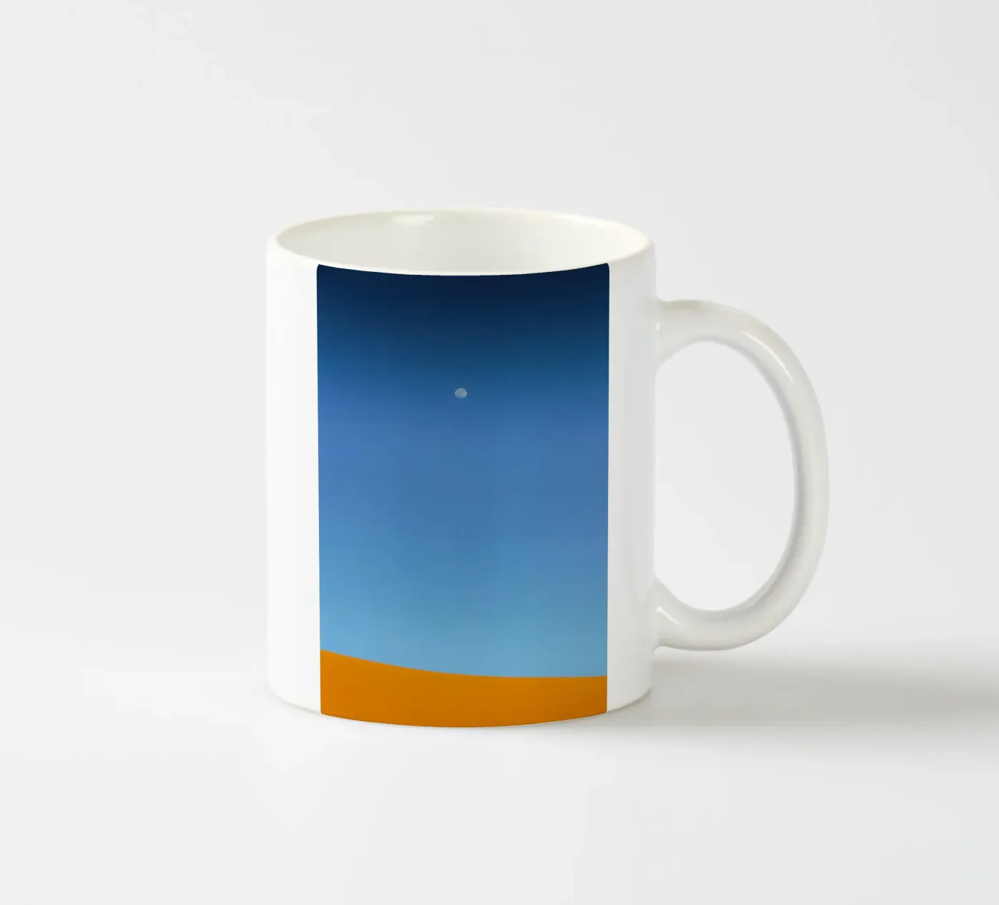 natural empty ceramic mug by prindy