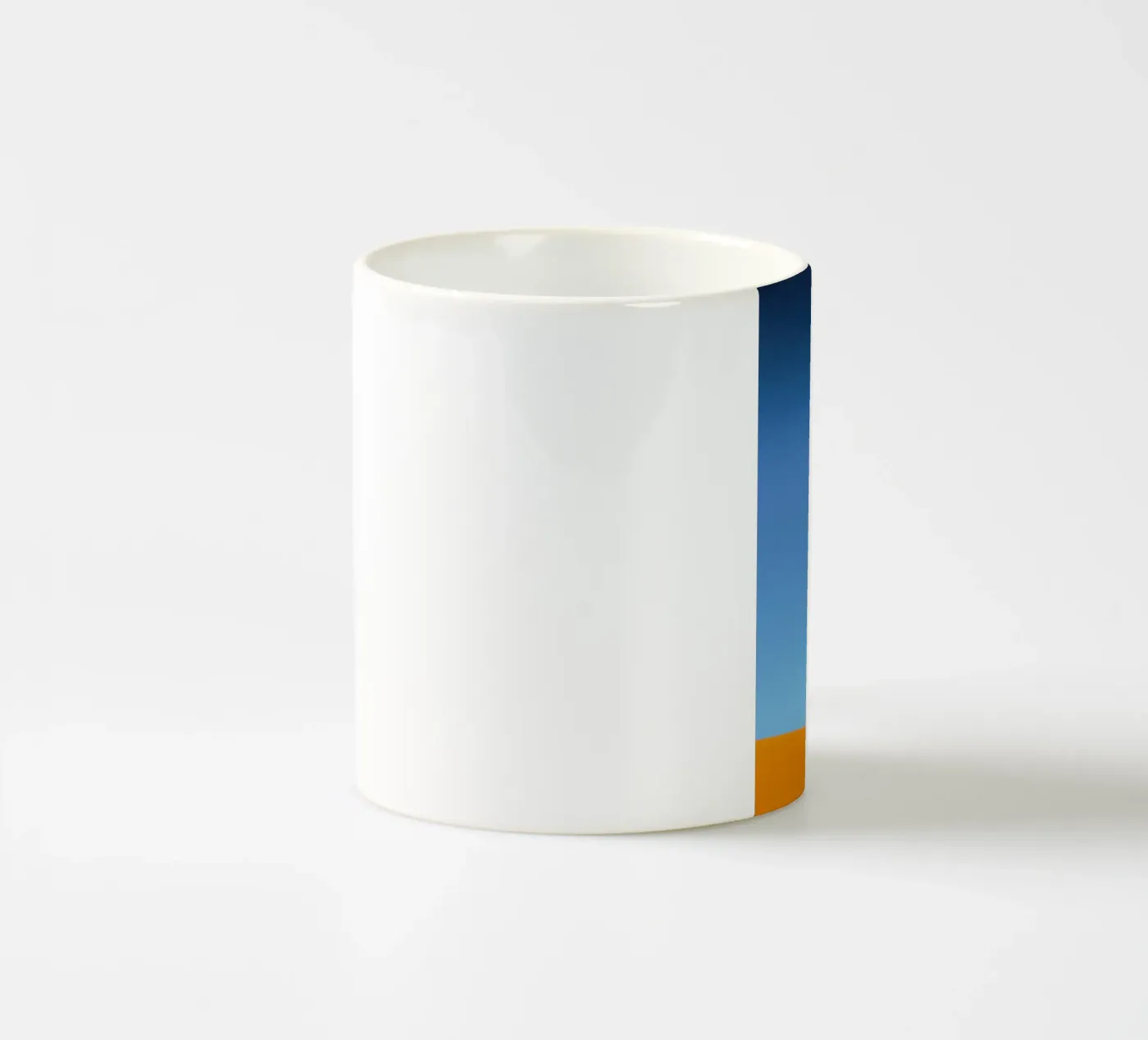 natural empty ceramic mug by prindy
