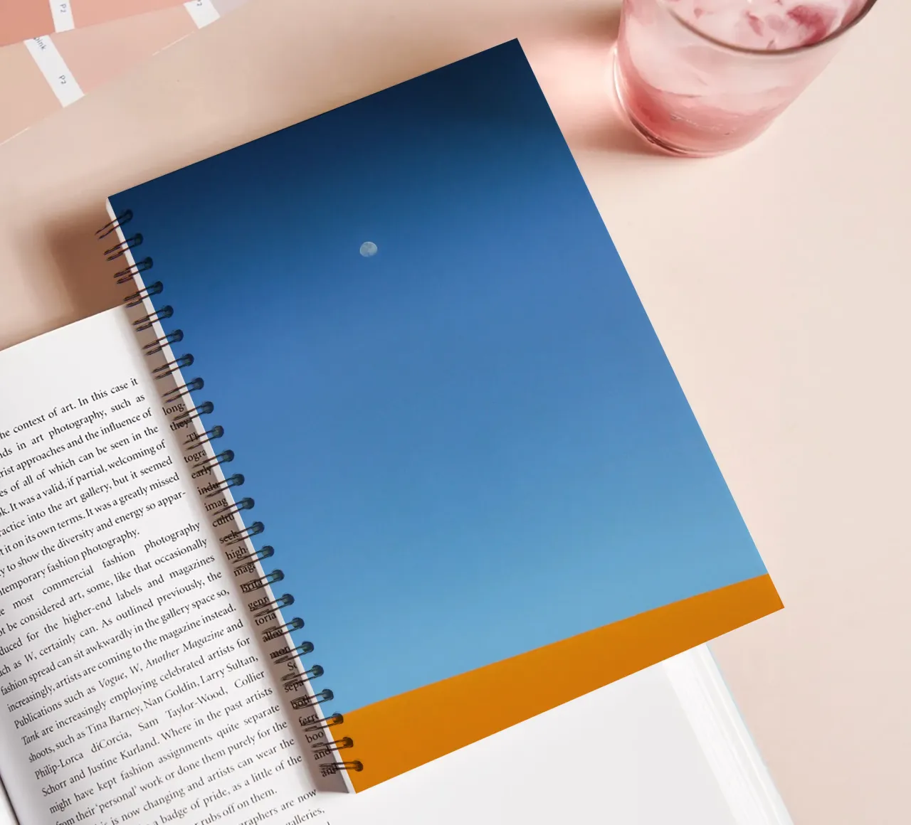 natural empty spiral notebook by prindy