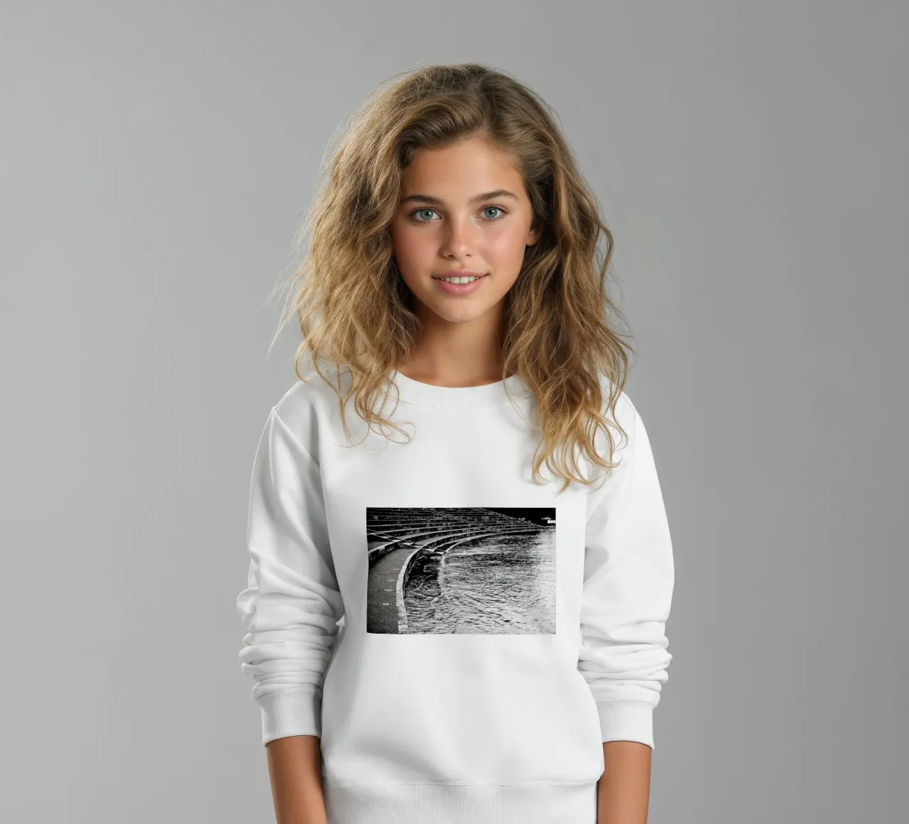 The Floods Part I kids sweatshirt by Anja Hebrank Photography