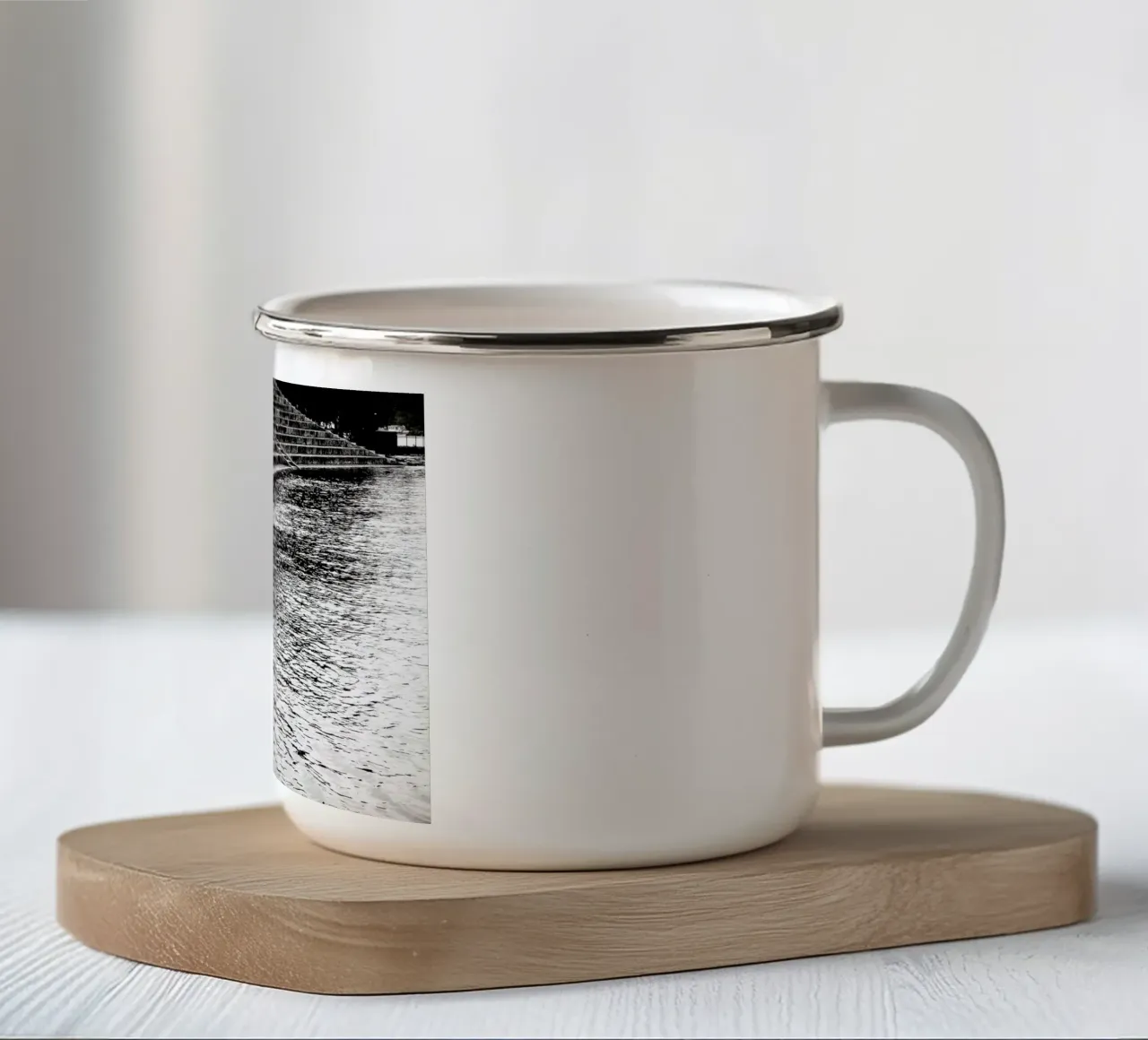 The Floods Part I Emaille Tasse von Anja Hebrank Photography