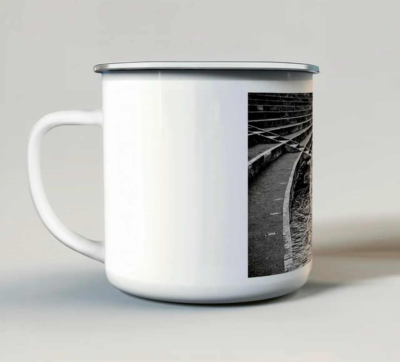 The Floods Part I Emaille Tasse von Anja Hebrank Photography