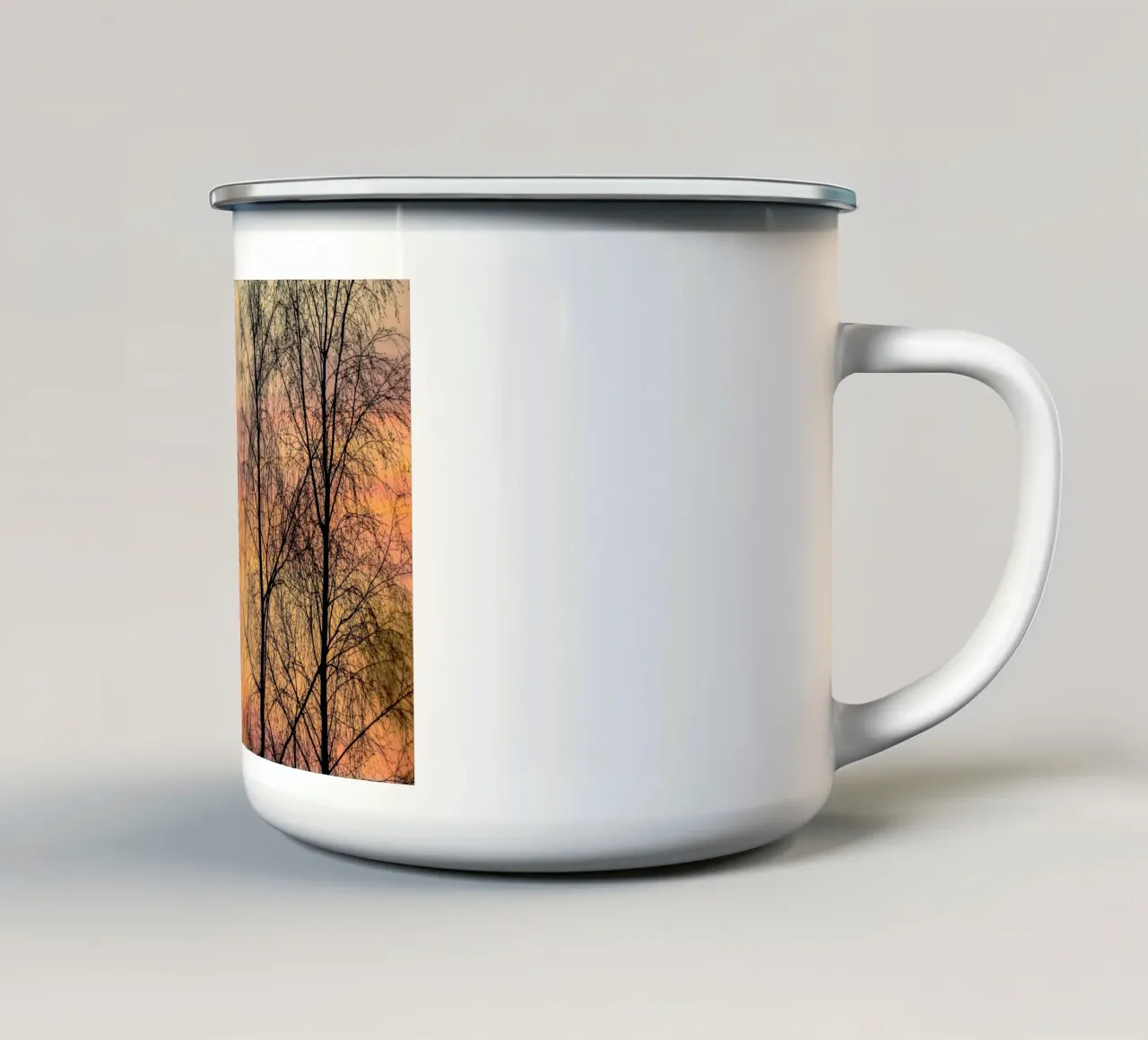 sky dusk twilight tazza in smalto da Histrol