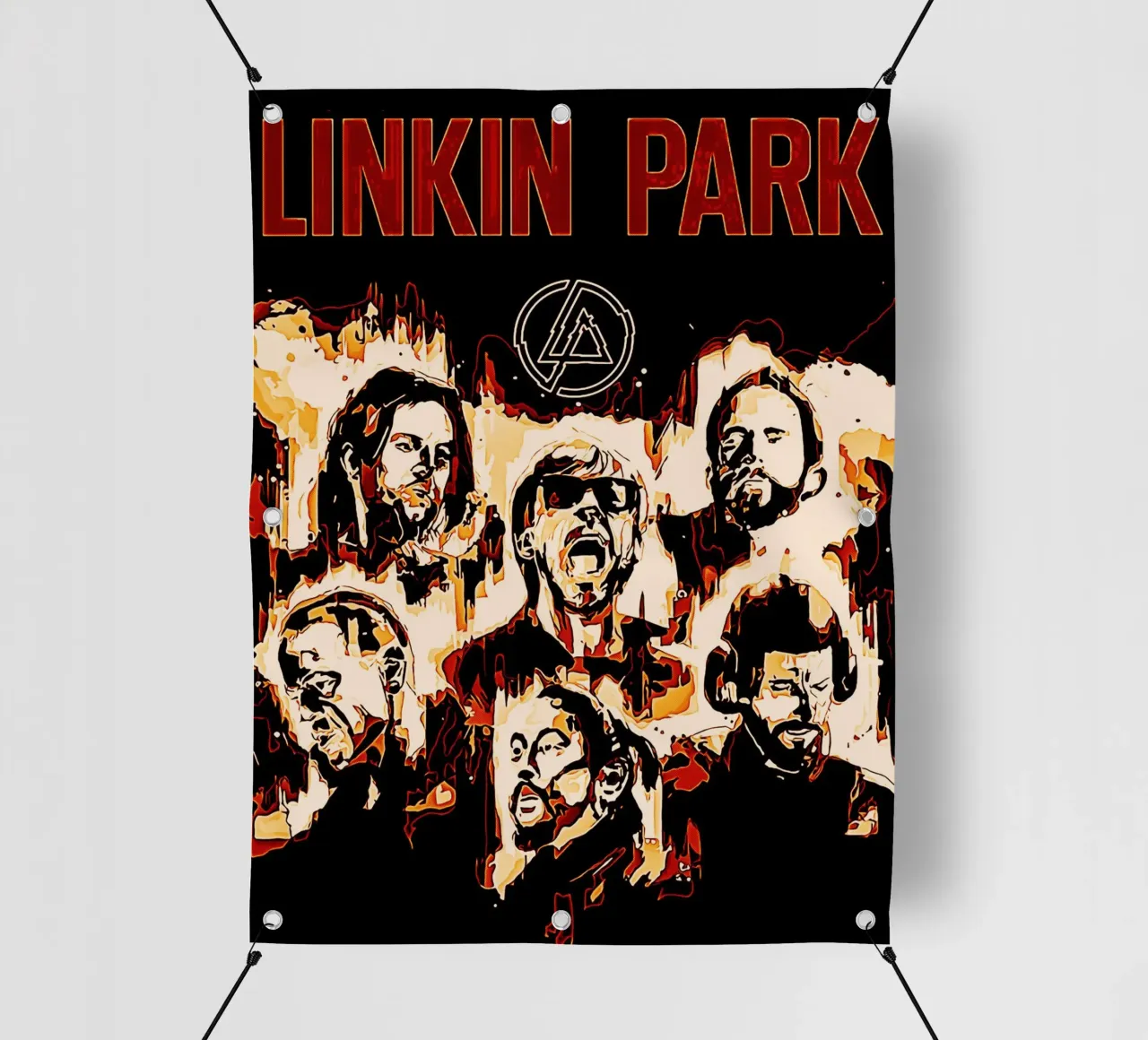 1 likin park nu metal band art pvc cover by music soul