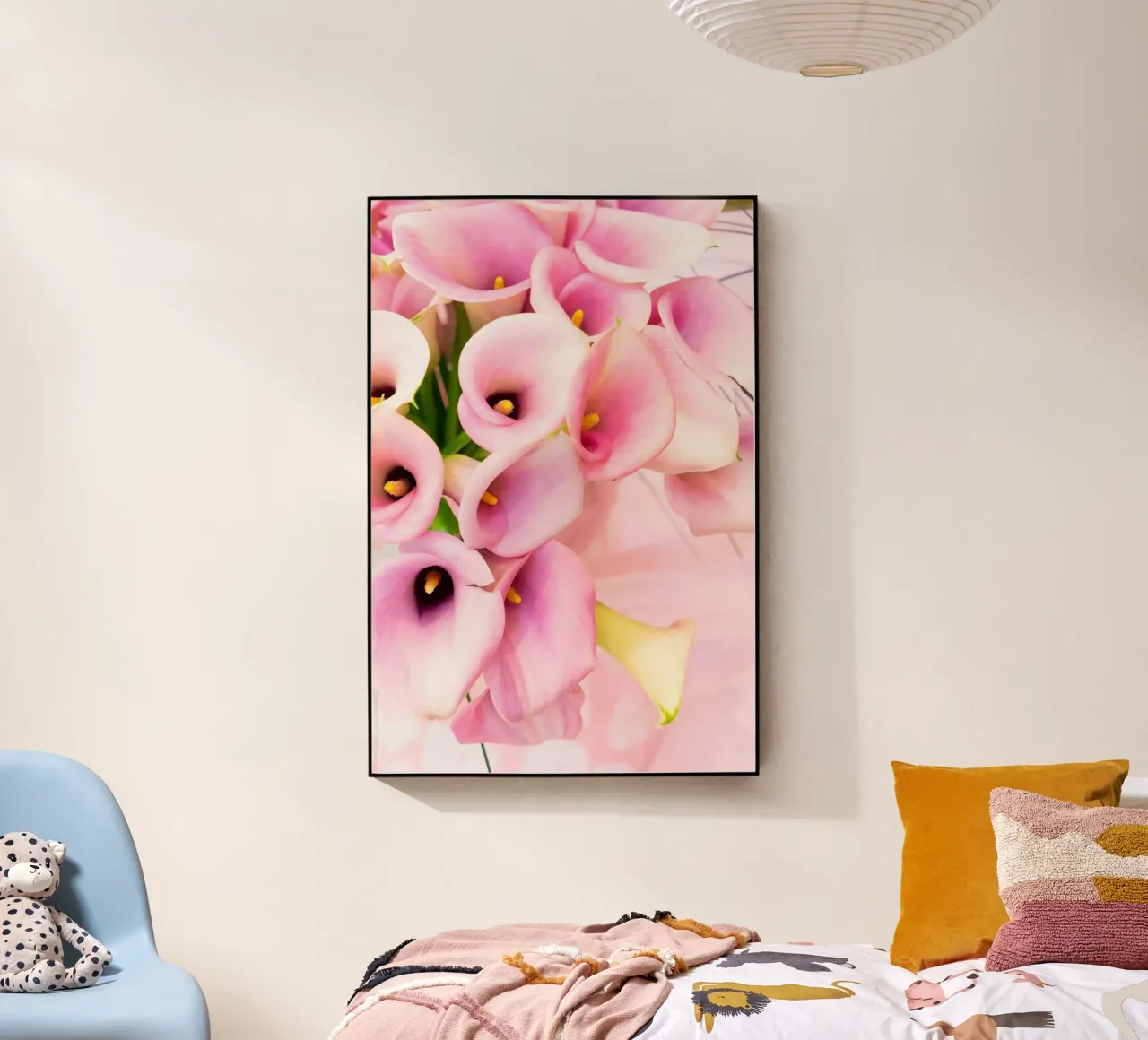 Blush e seta plexiglass da PhotoVibe Decor