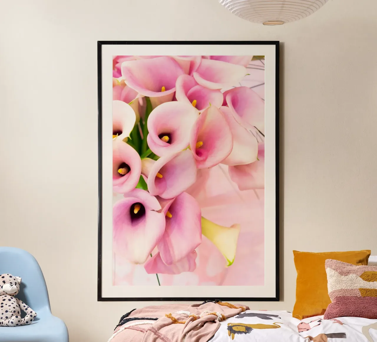 Blush e seta carta hahnemühle da PhotoVibe Decor