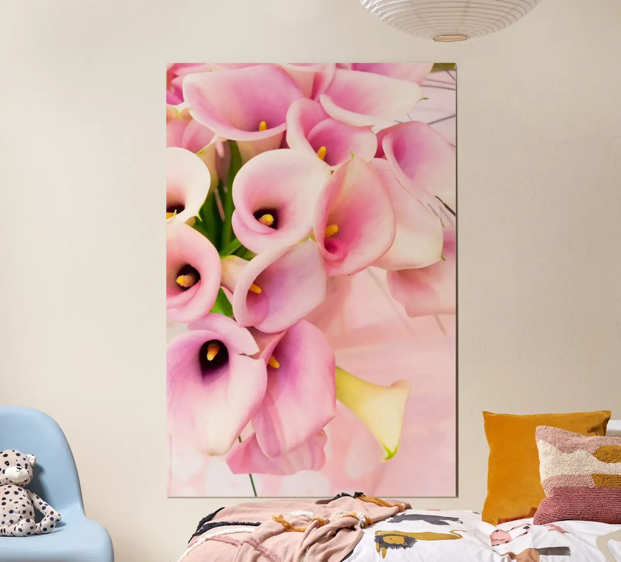 Blush e seta carta hahnemühle da PhotoVibe Decor