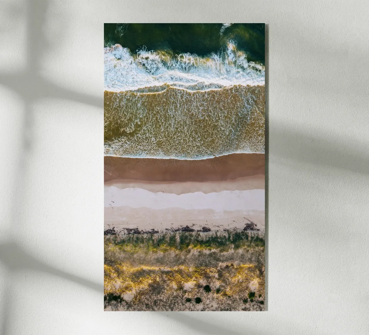 coastline surf acrylic glass by prindy