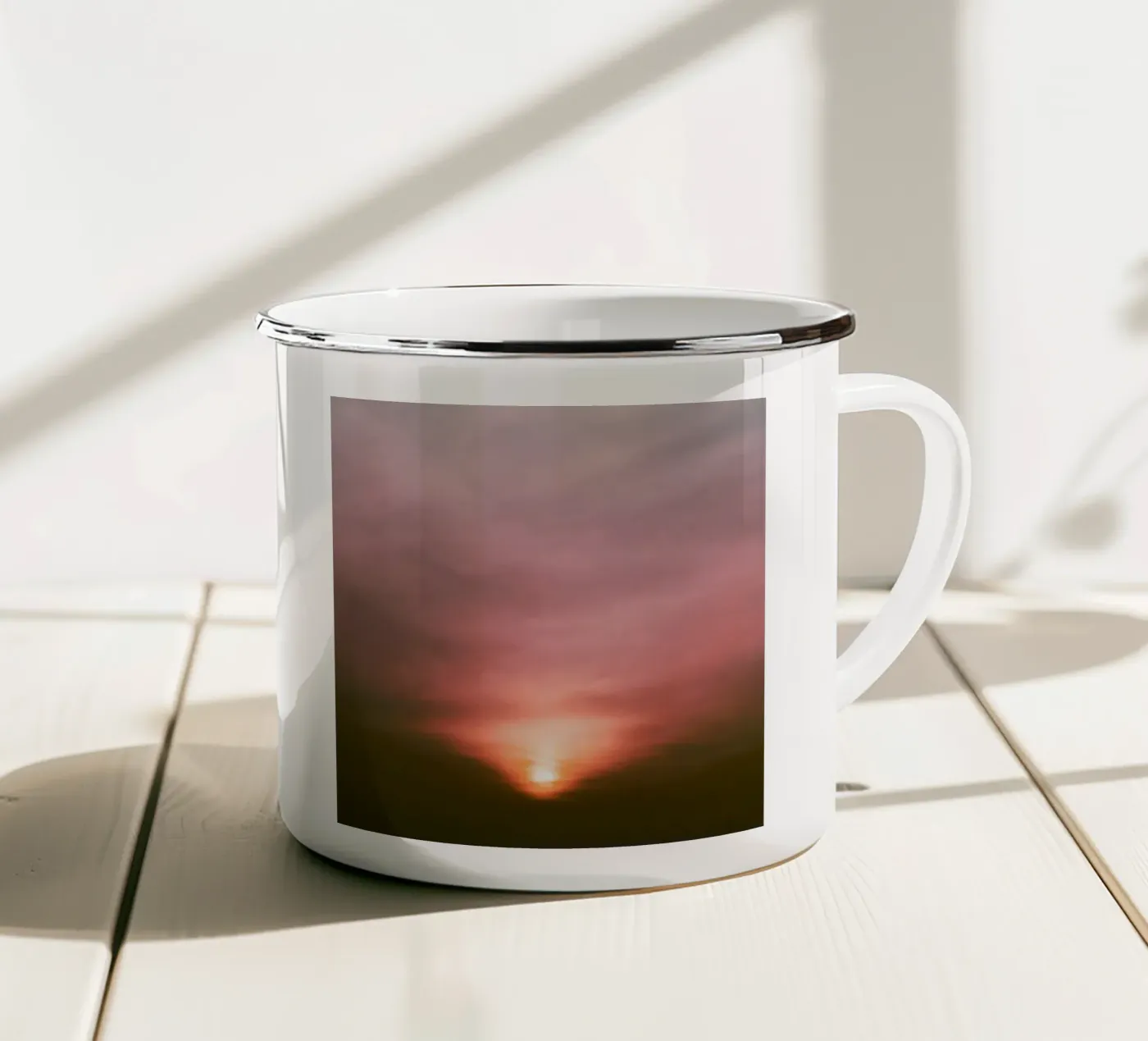 gradient light emaille mok van twillight