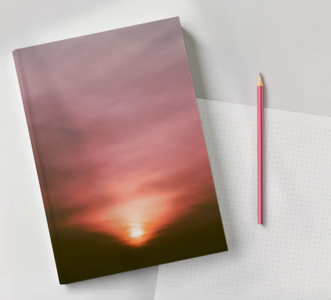 gradient light notebook by twillight