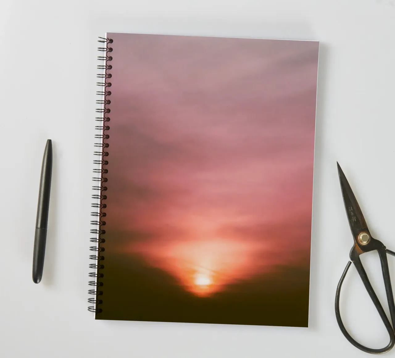 gradient light spiral notebook by twillight