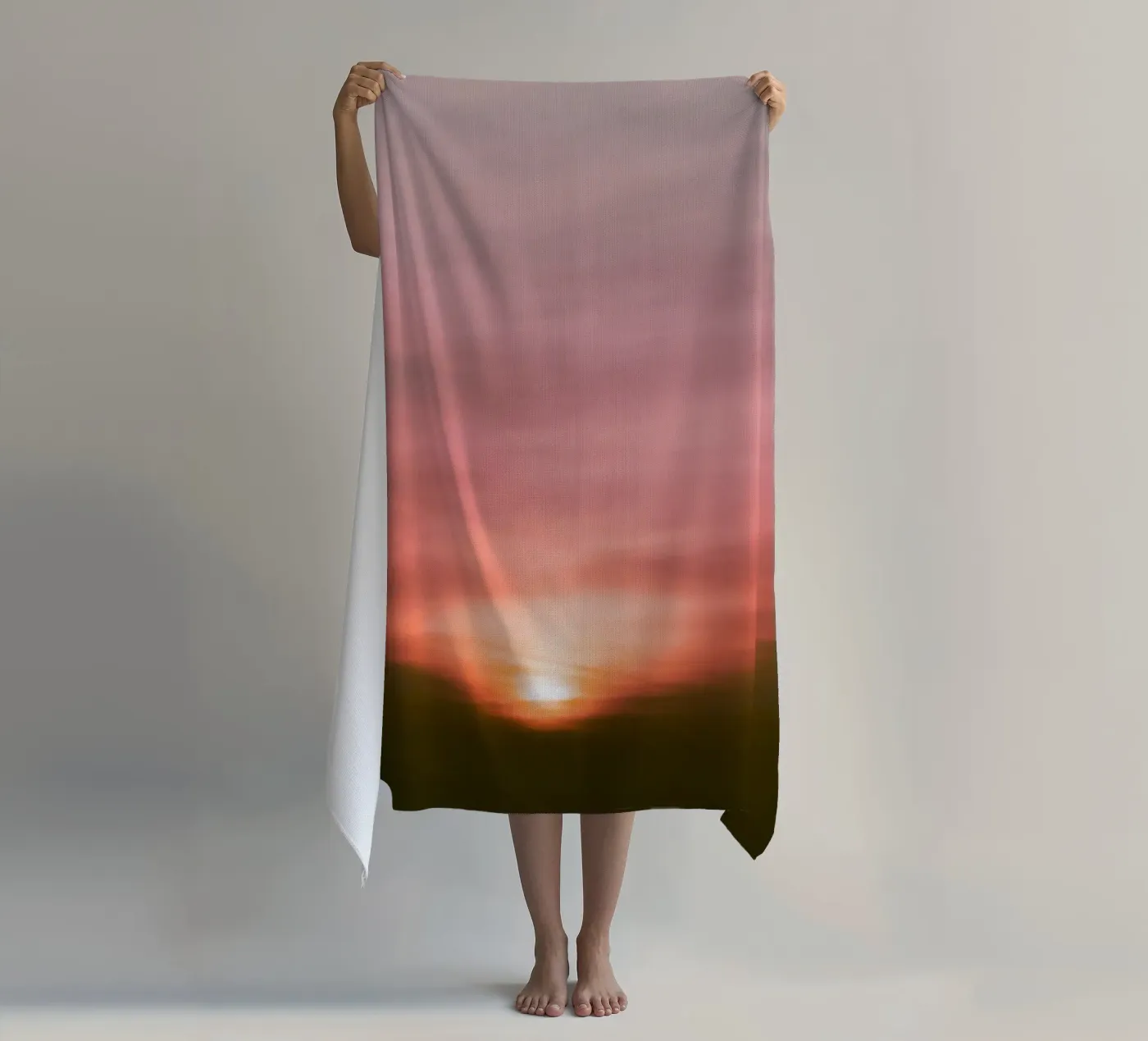 gradient light strandhanddoek van twillight