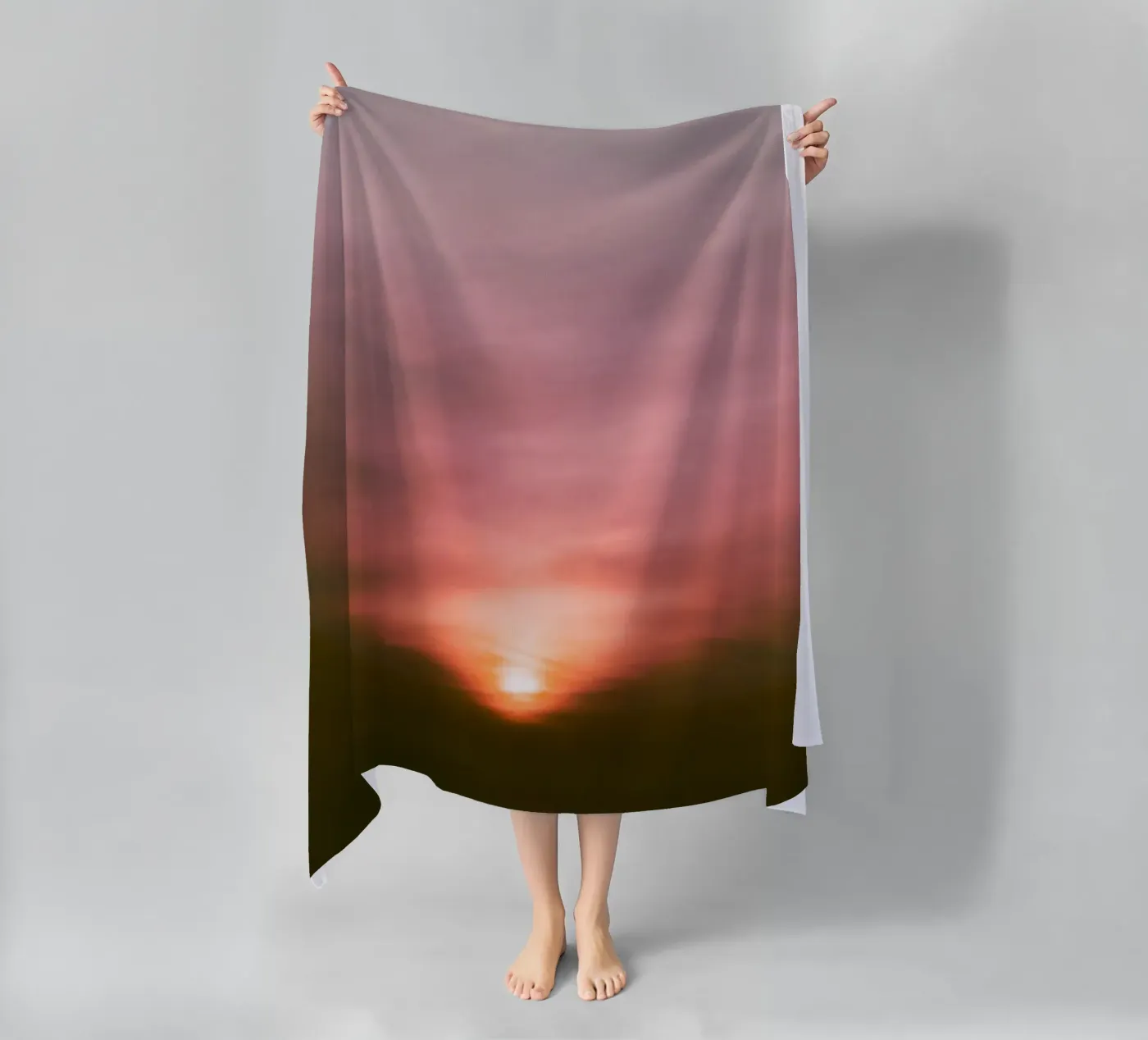 gradient light Strandtuch von twillight