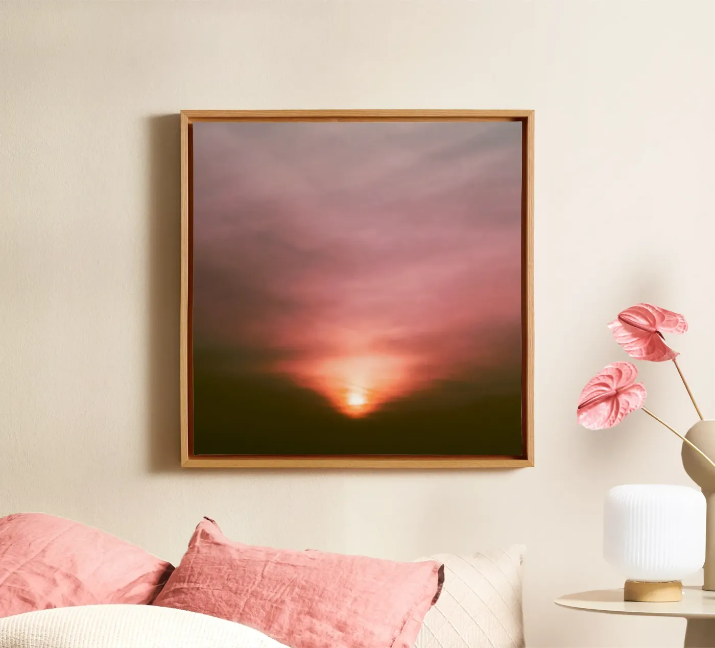 gradient light canvas van twillight