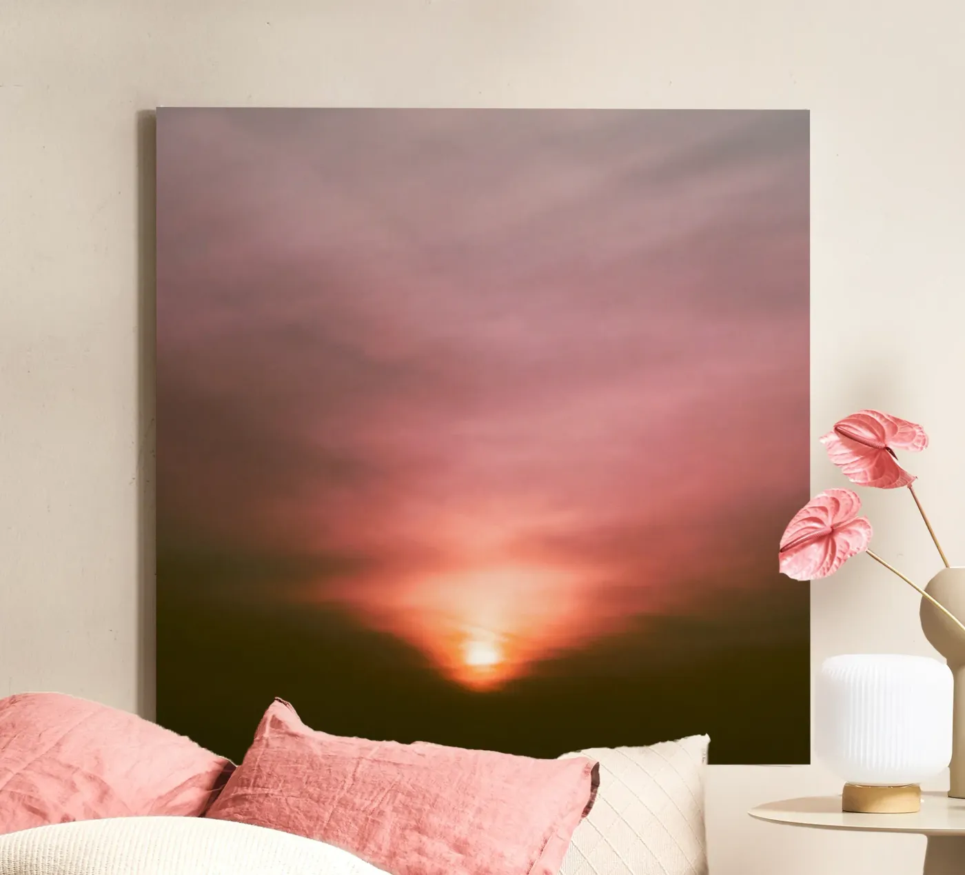 gradient light canvas van twillight