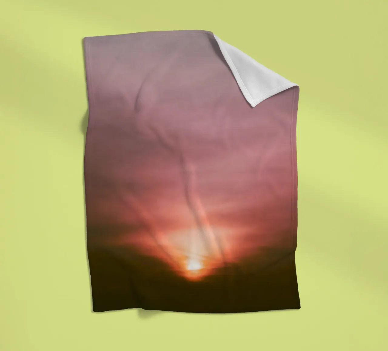 gradient light coperta in pile da twillight