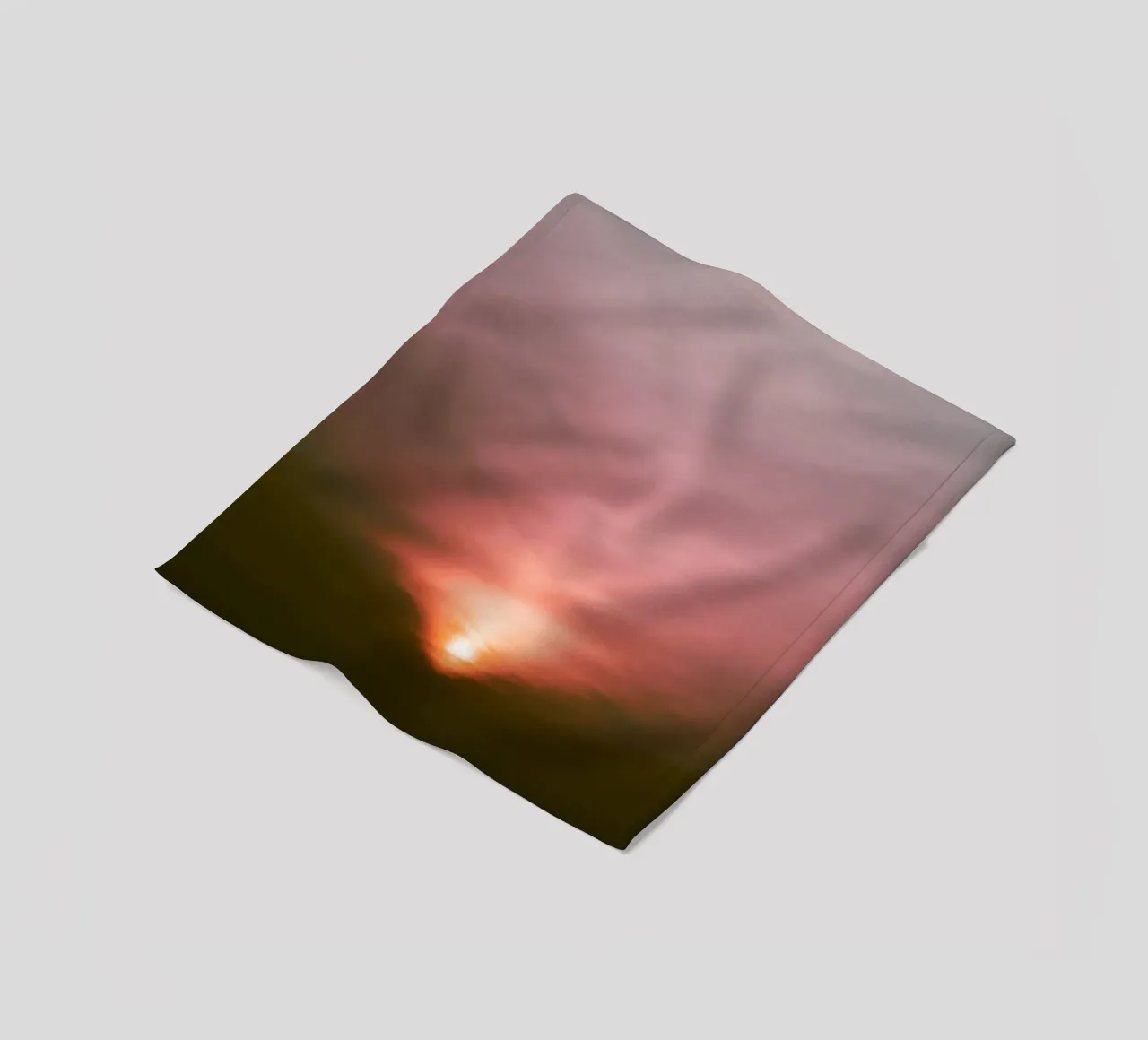 gradient light coperta in pile da twillight