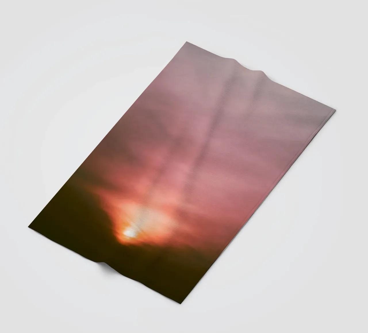 gradient light coperta in pile da twillight