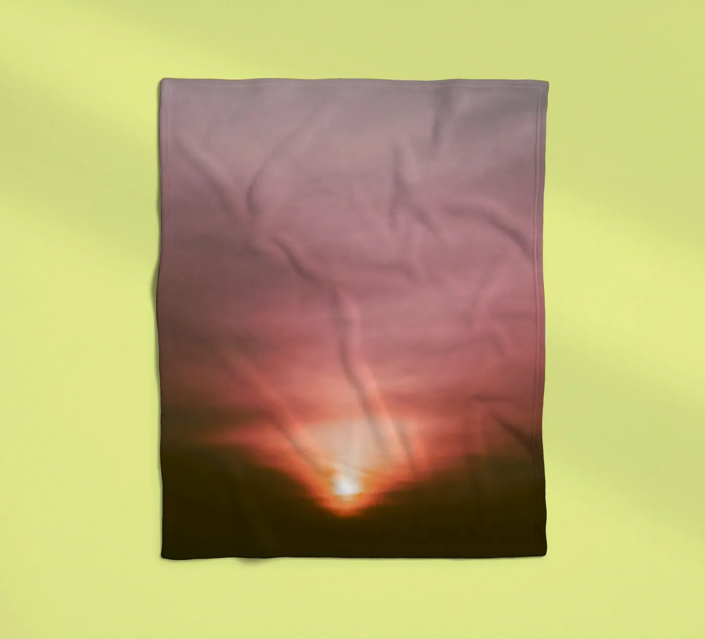 gradient light Fleecedecke von twillight