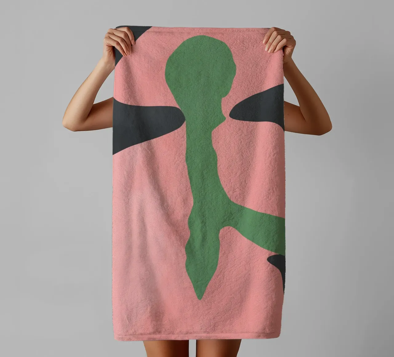 Minimal figure 04 asciugamano da bagno da Little Dean