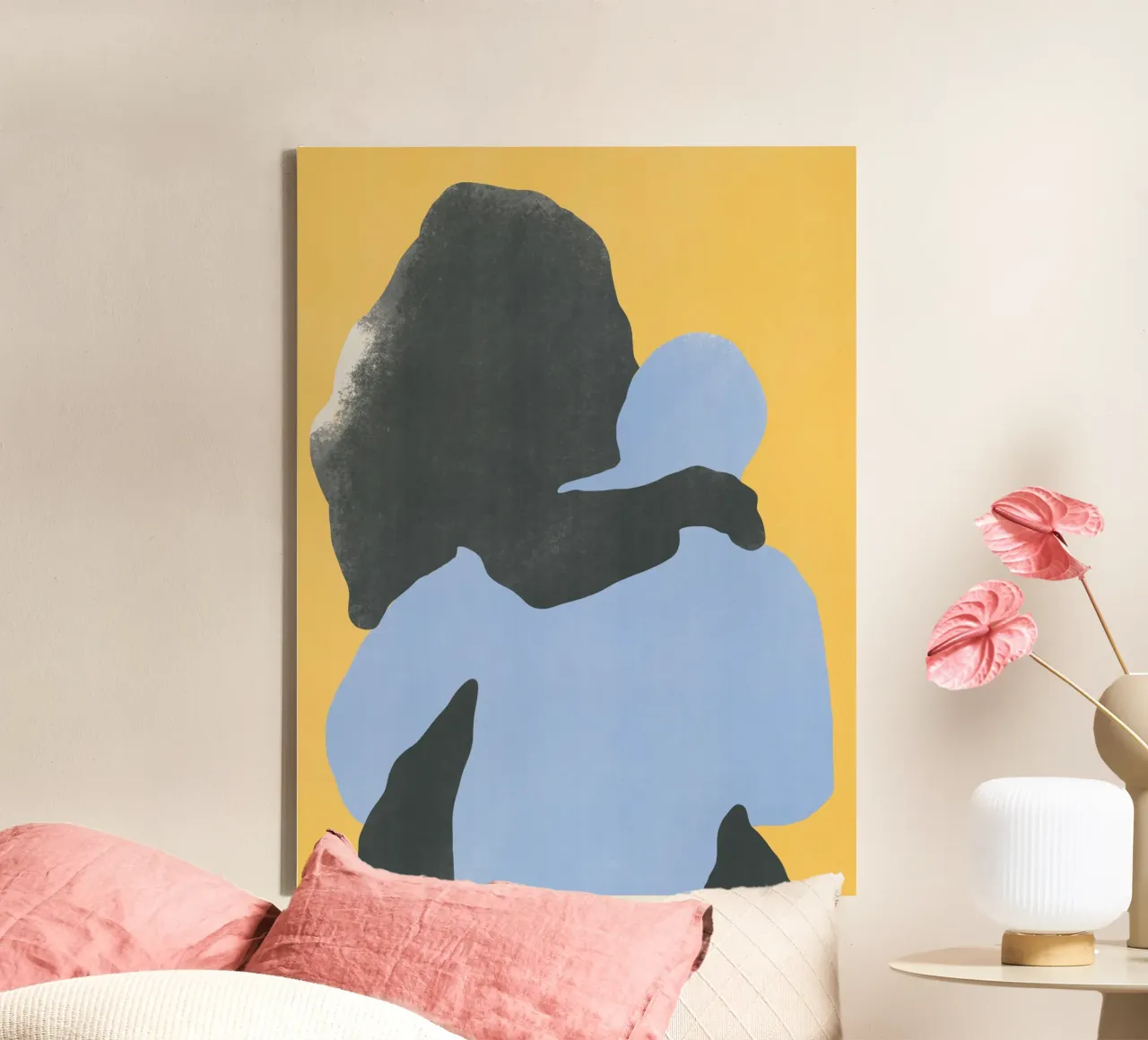 Minimal figure 06 canvas by Little Dean