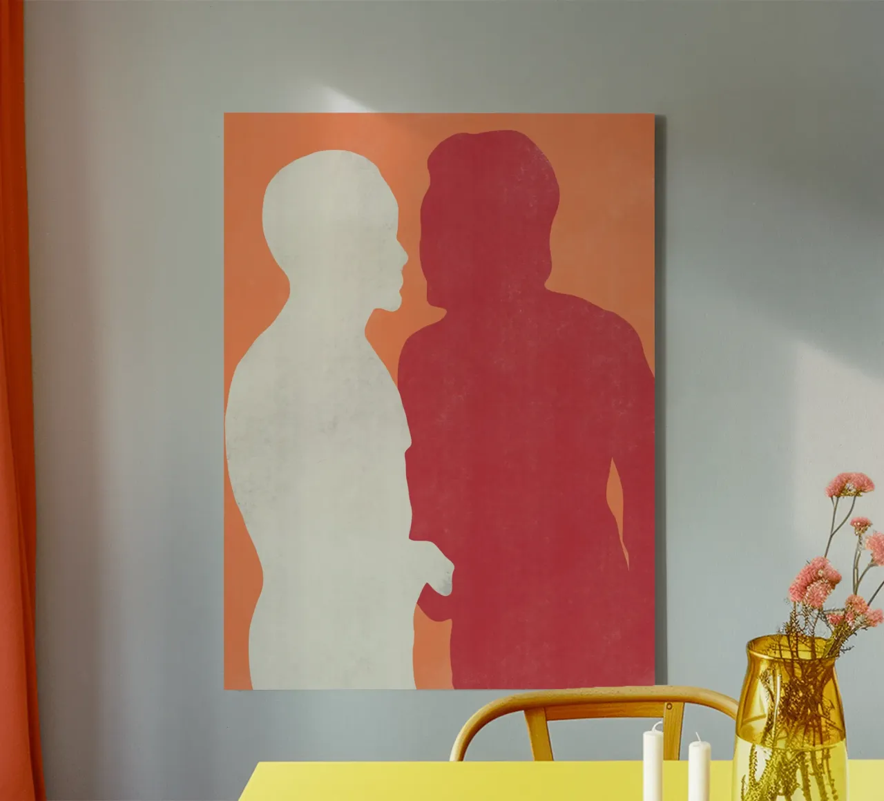Minimal figure 07 canvas by Little Dean