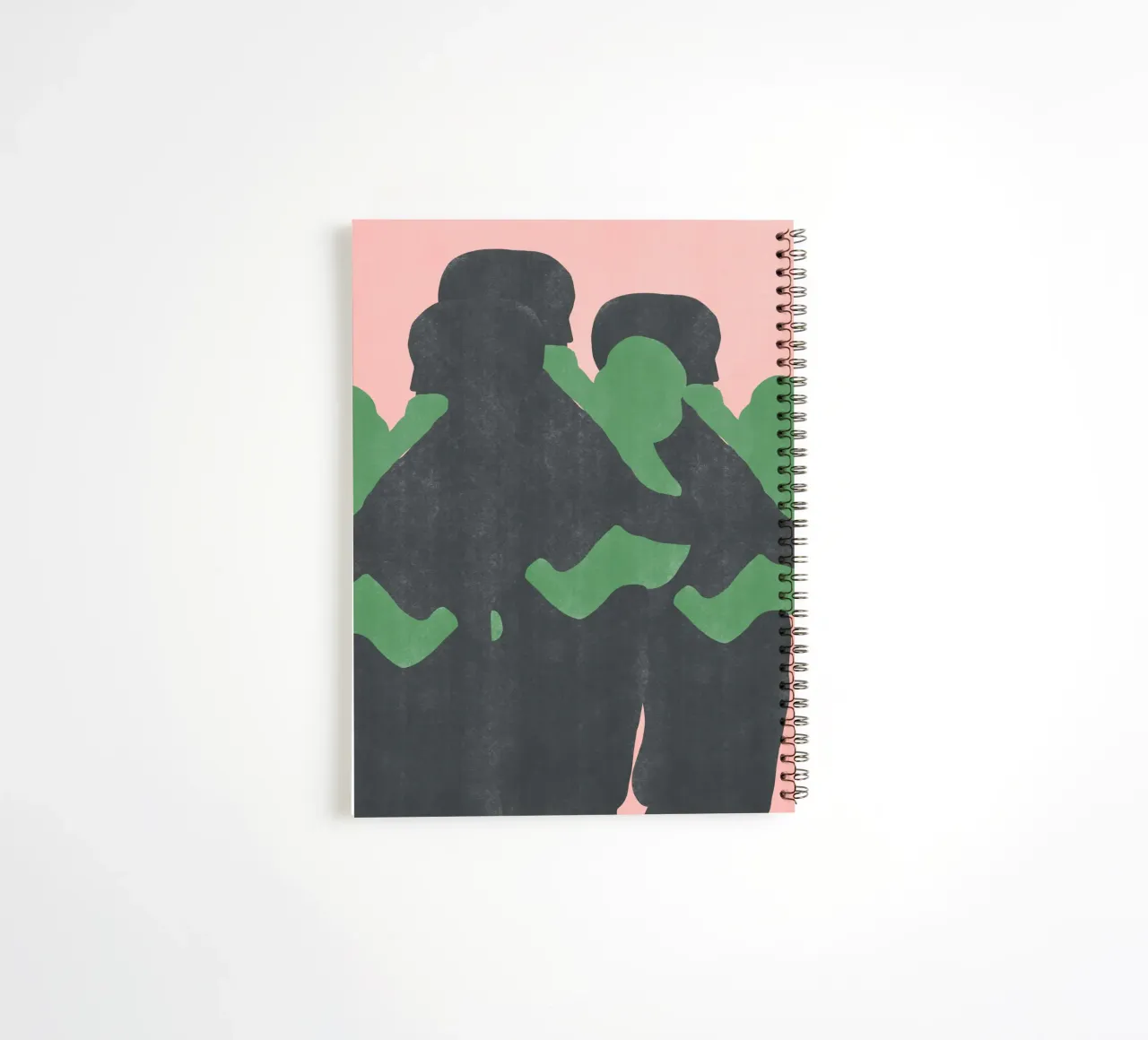 Minimal figure 08 spiral notebook by Little Dean