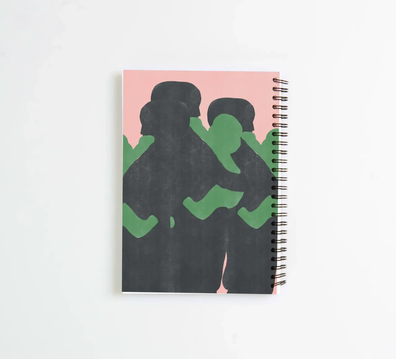 Minimal figure 08 spiral notebook by Little Dean