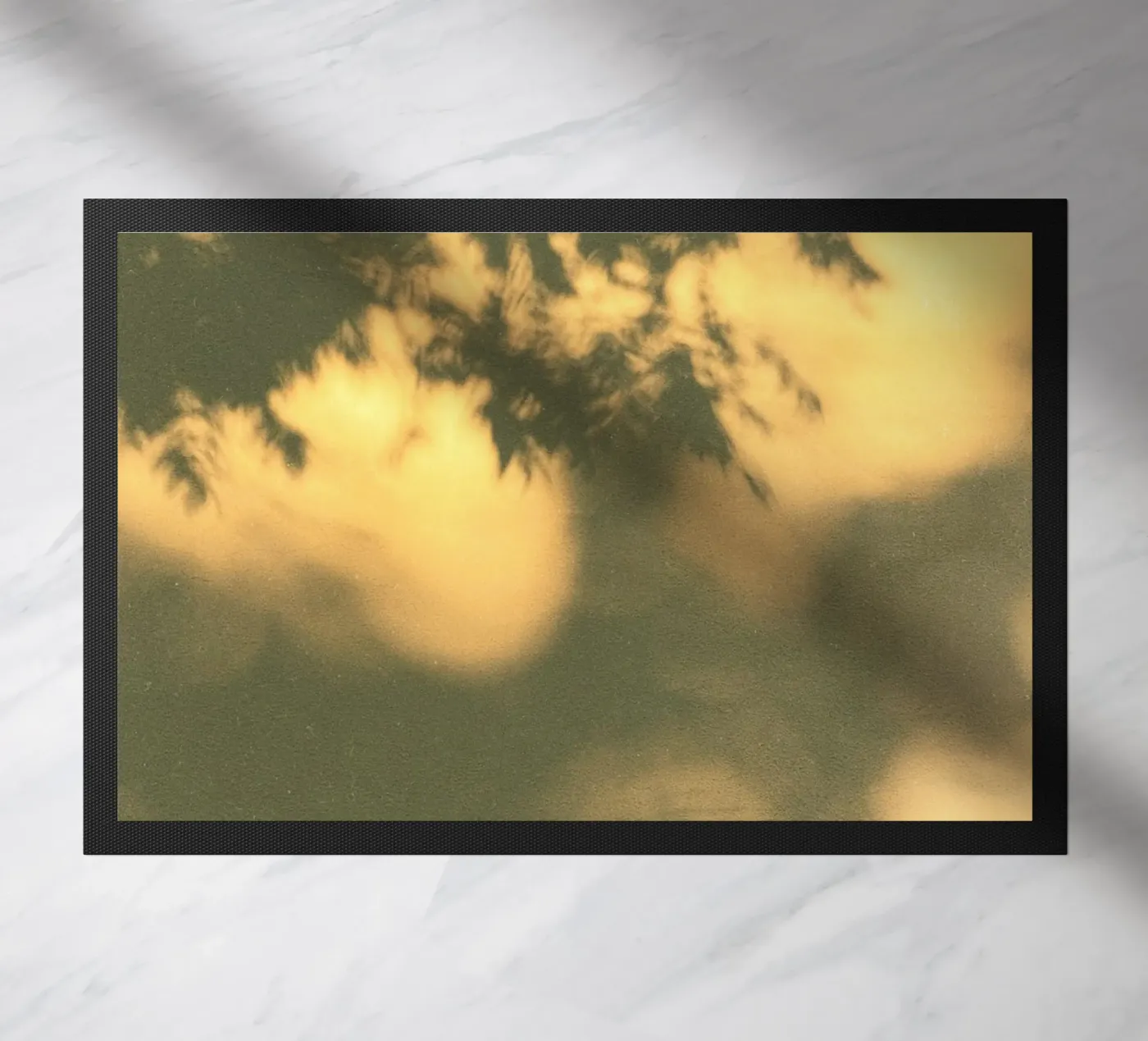 blurred vegetation doormat by twillight