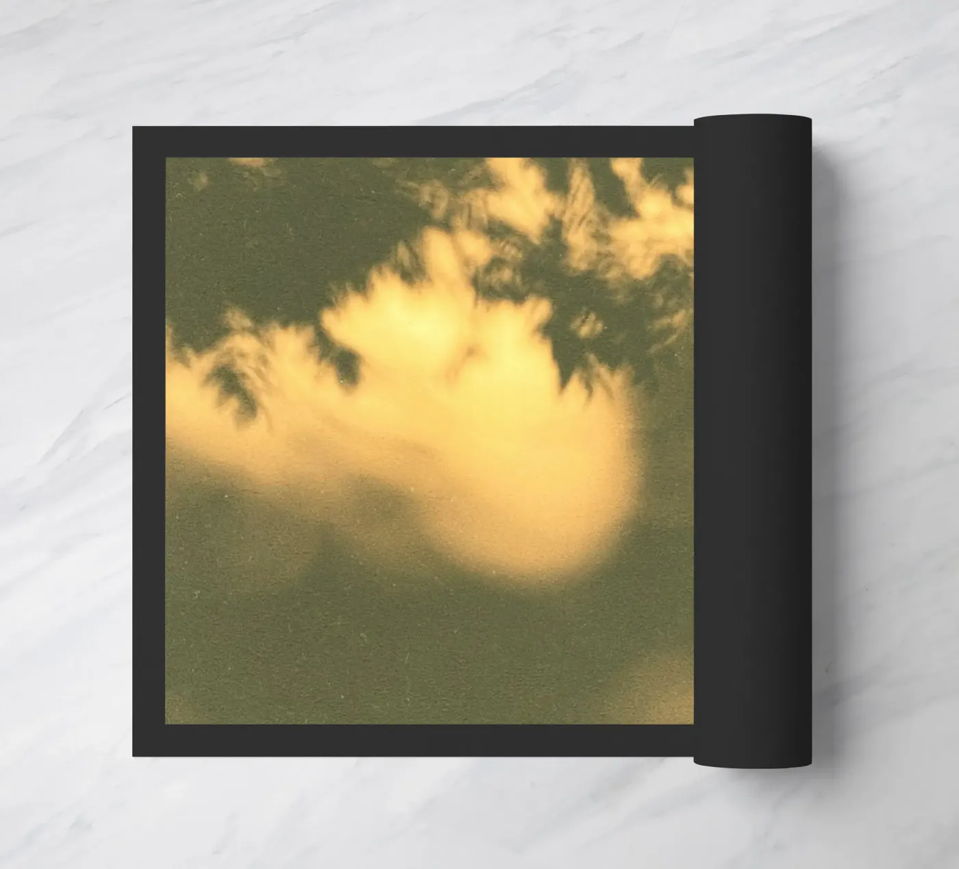 blurred vegetation doormat by twillight