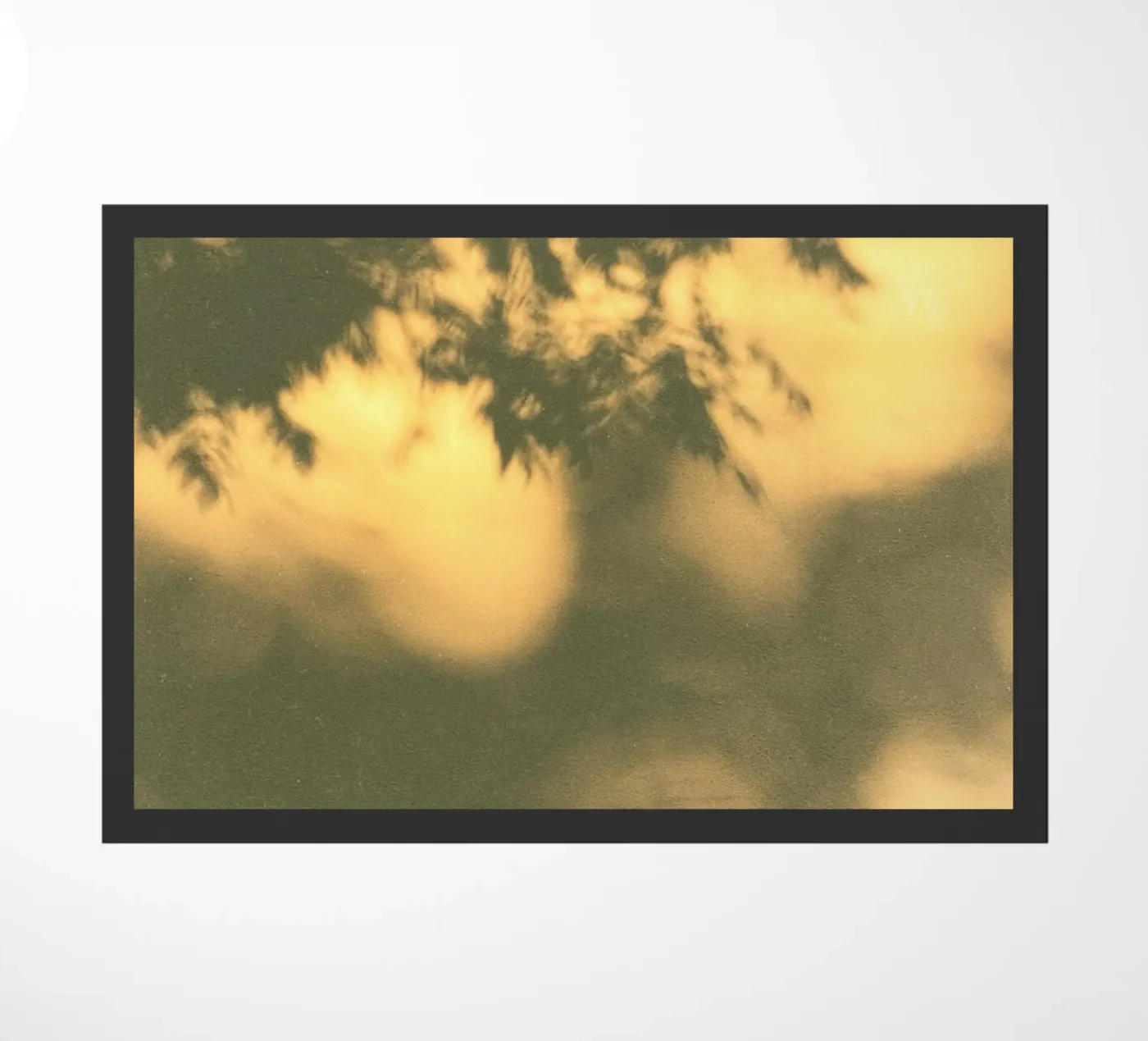 blurred vegetation doormat by twillight