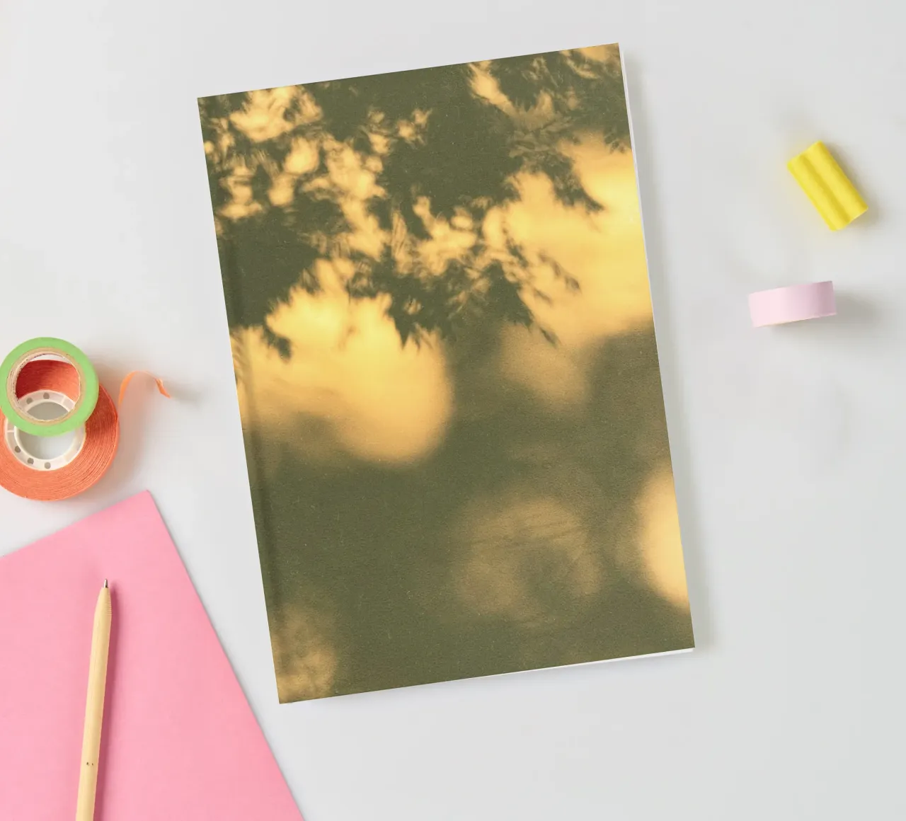 blurred vegetation notebook by twillight