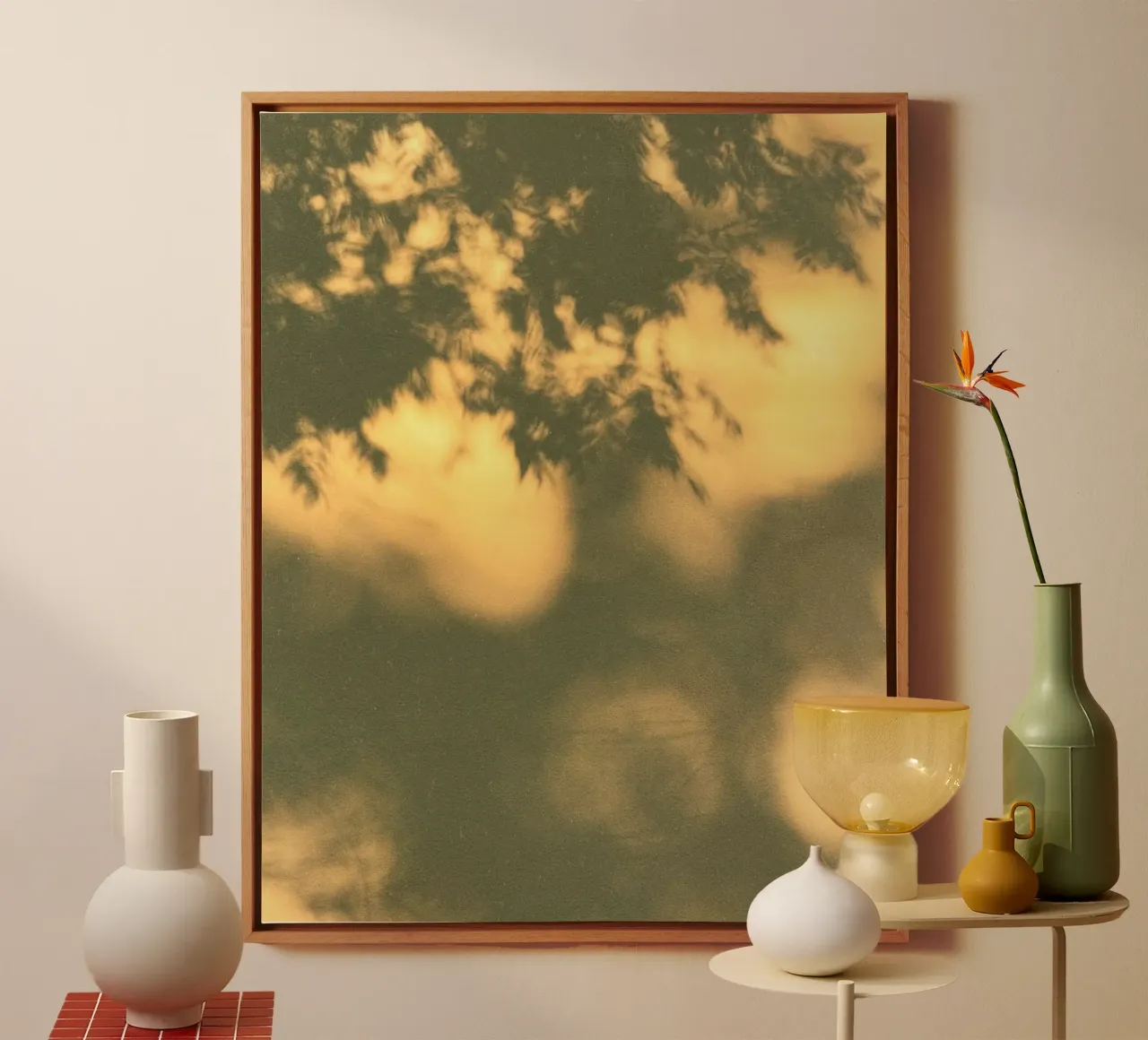 blurred vegetation canvas by twillight