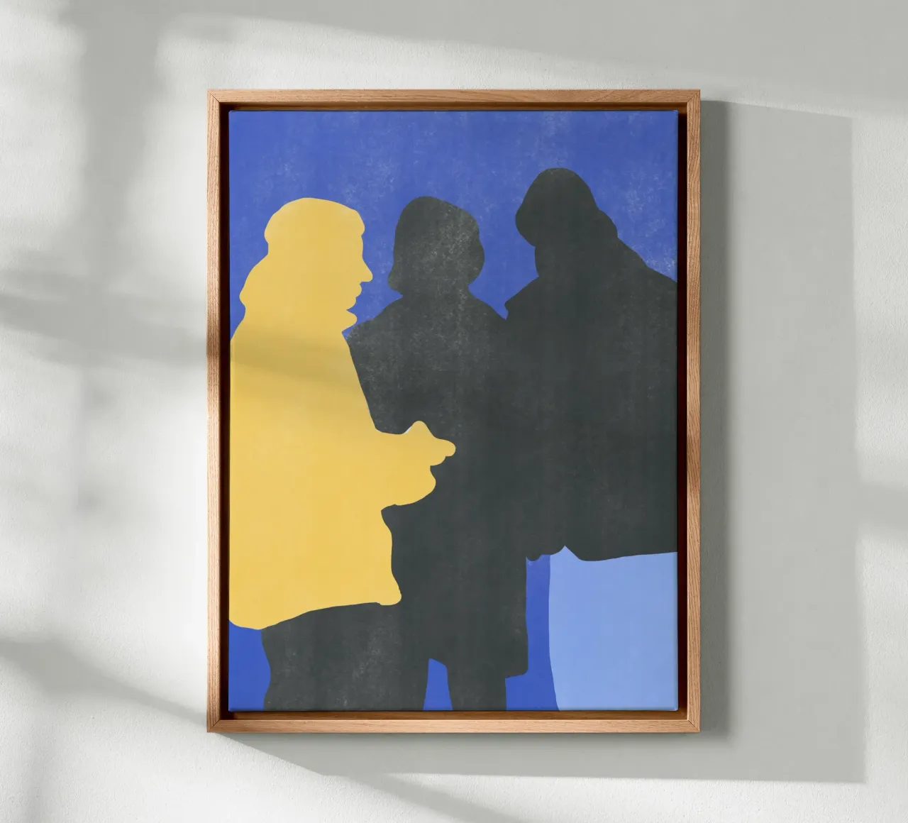 Minimal figure 09 canvas by Little Dean