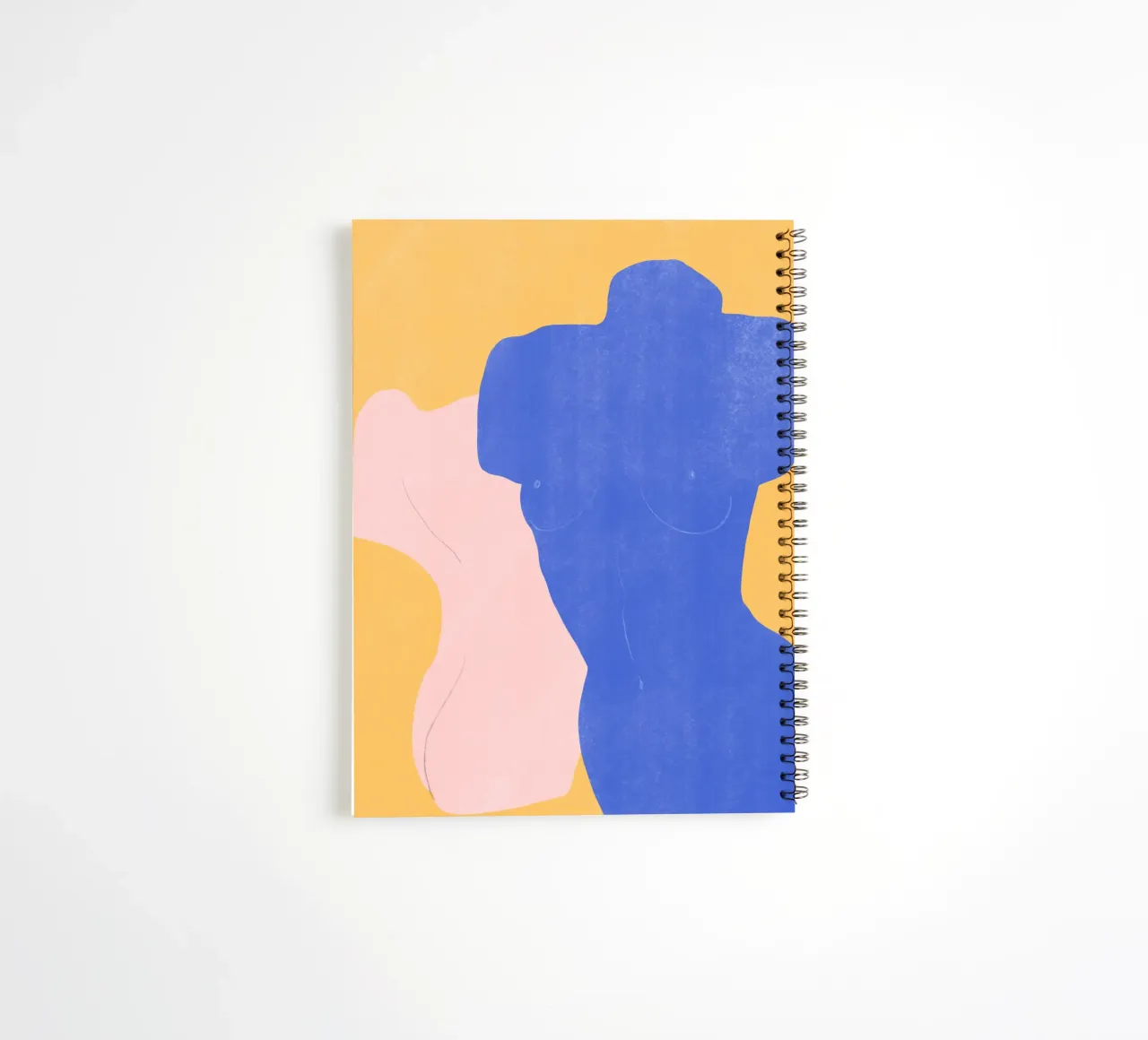 Minimal figure 10 spiral notebook by Little Dean