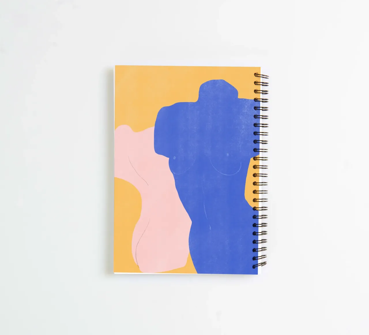 Minimal figure 10 spiral notebook by Little Dean