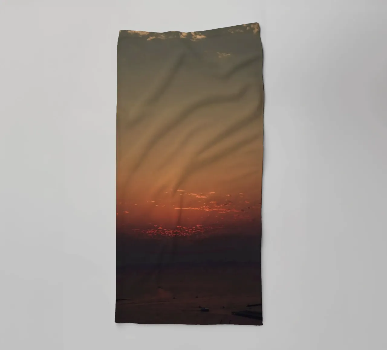 gradient sky scenic asciugamano da bagno da twillight