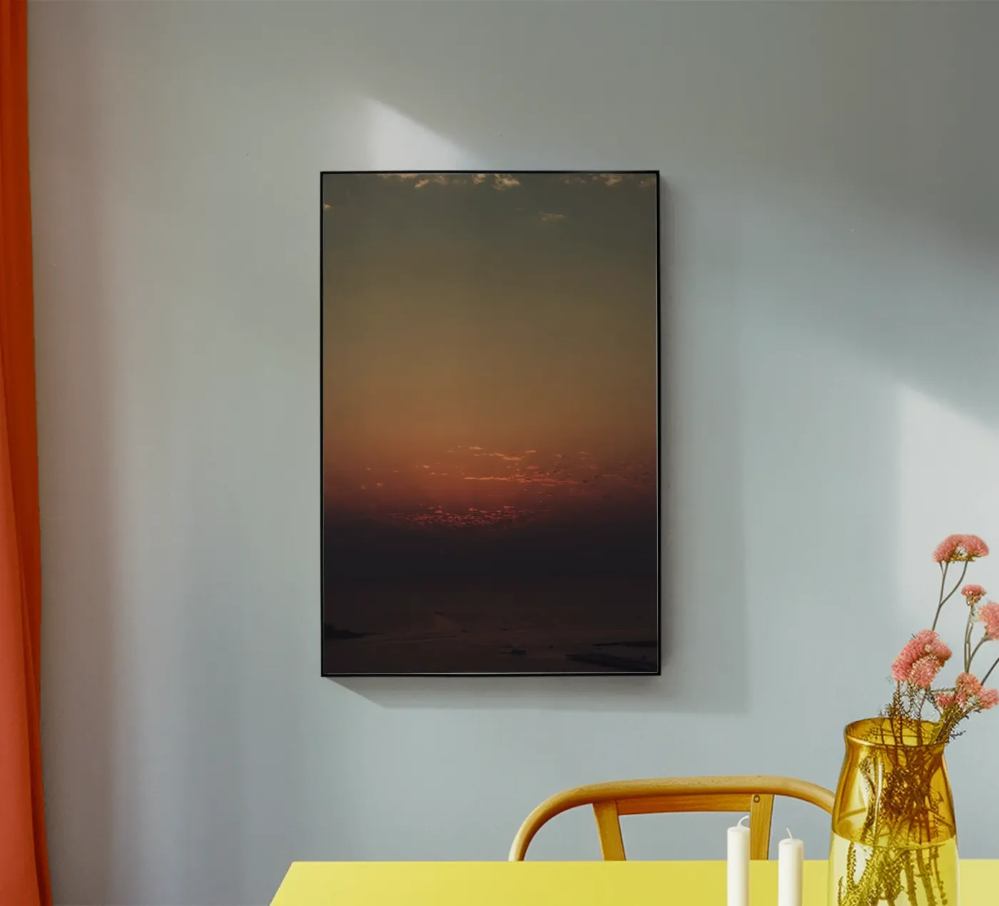 gradient sky scenic acryl van twillight