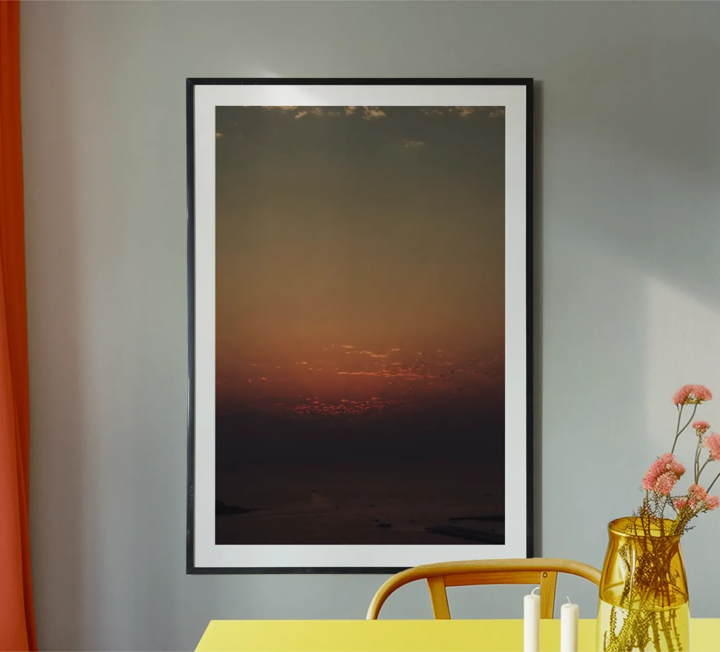 gradient sky scenic poster da twillight