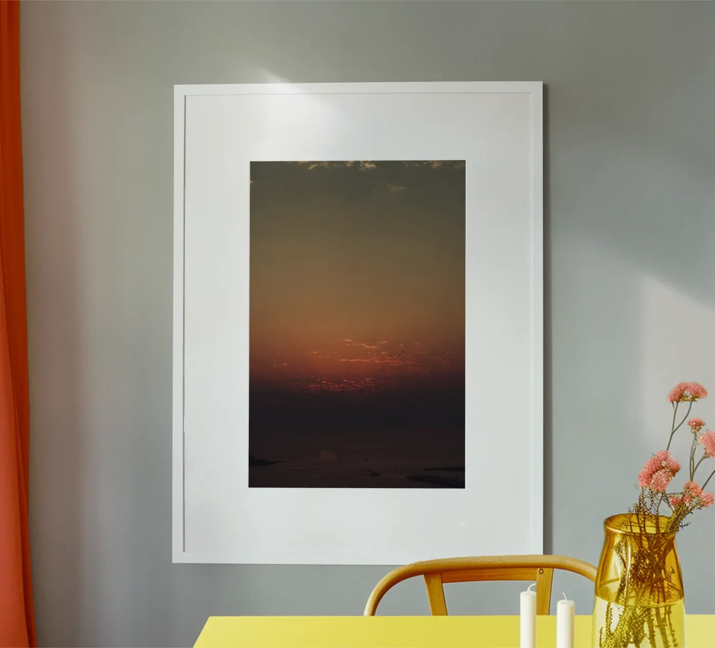 gradient sky scenic poster da twillight