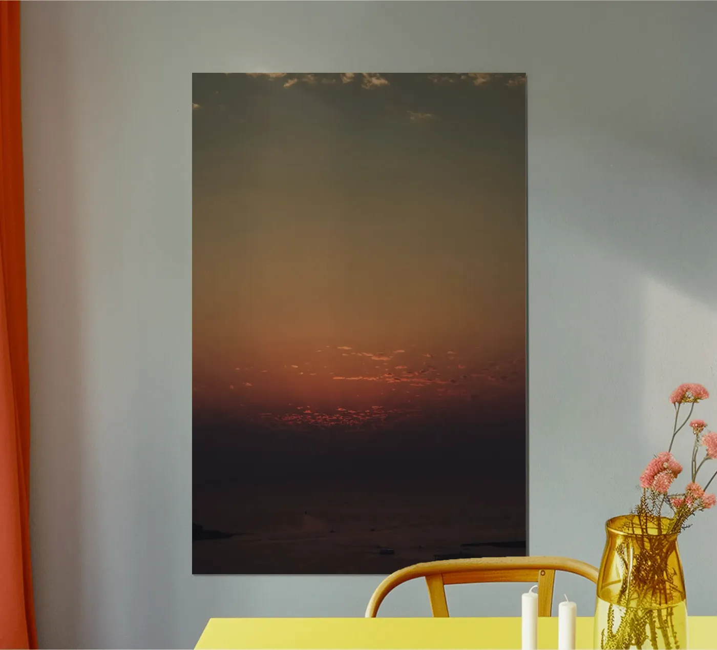 gradient sky scenic poster da twillight