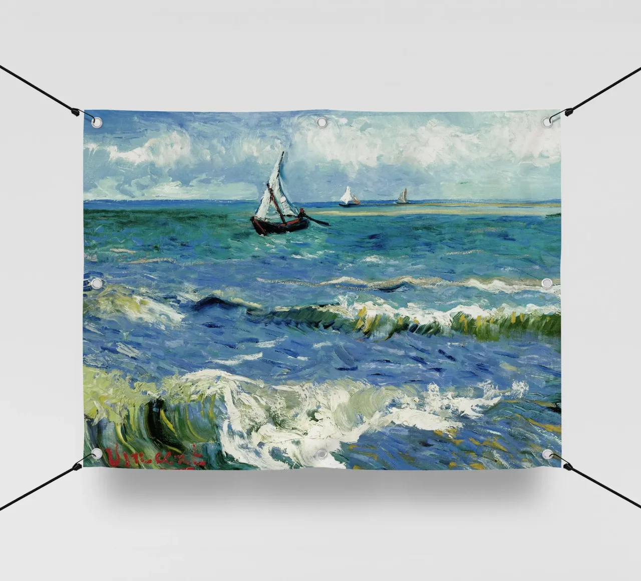 The sea - Vincent van Gogh pvc cover by Sylviepaint