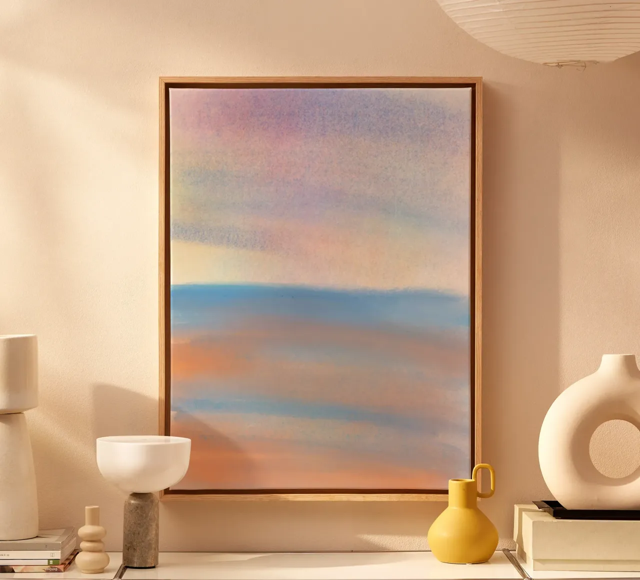 pastel colors openness tela con Cornice a cassetta da twillight