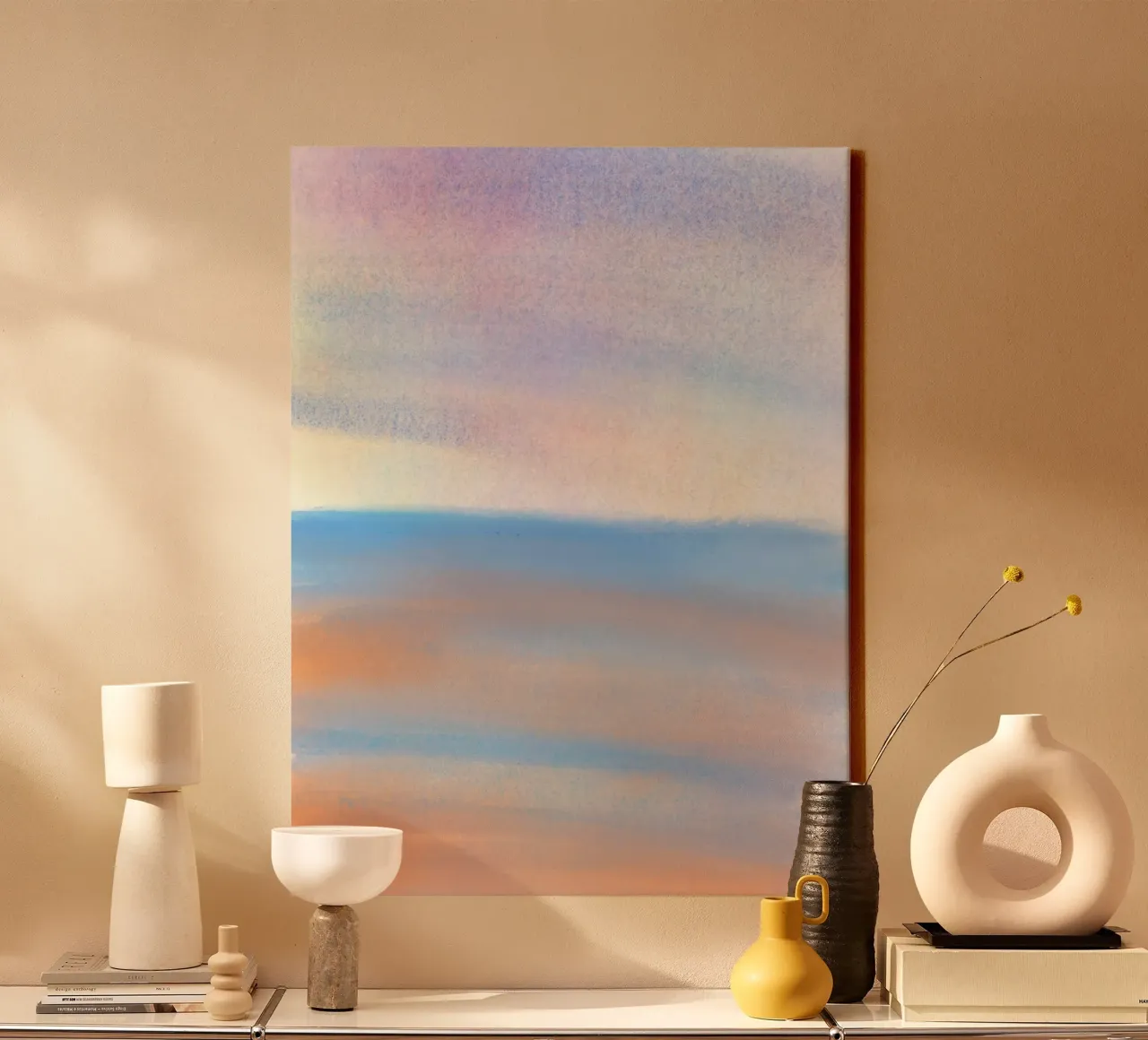 pastel colors openness tela con Cornice a cassetta da twillight