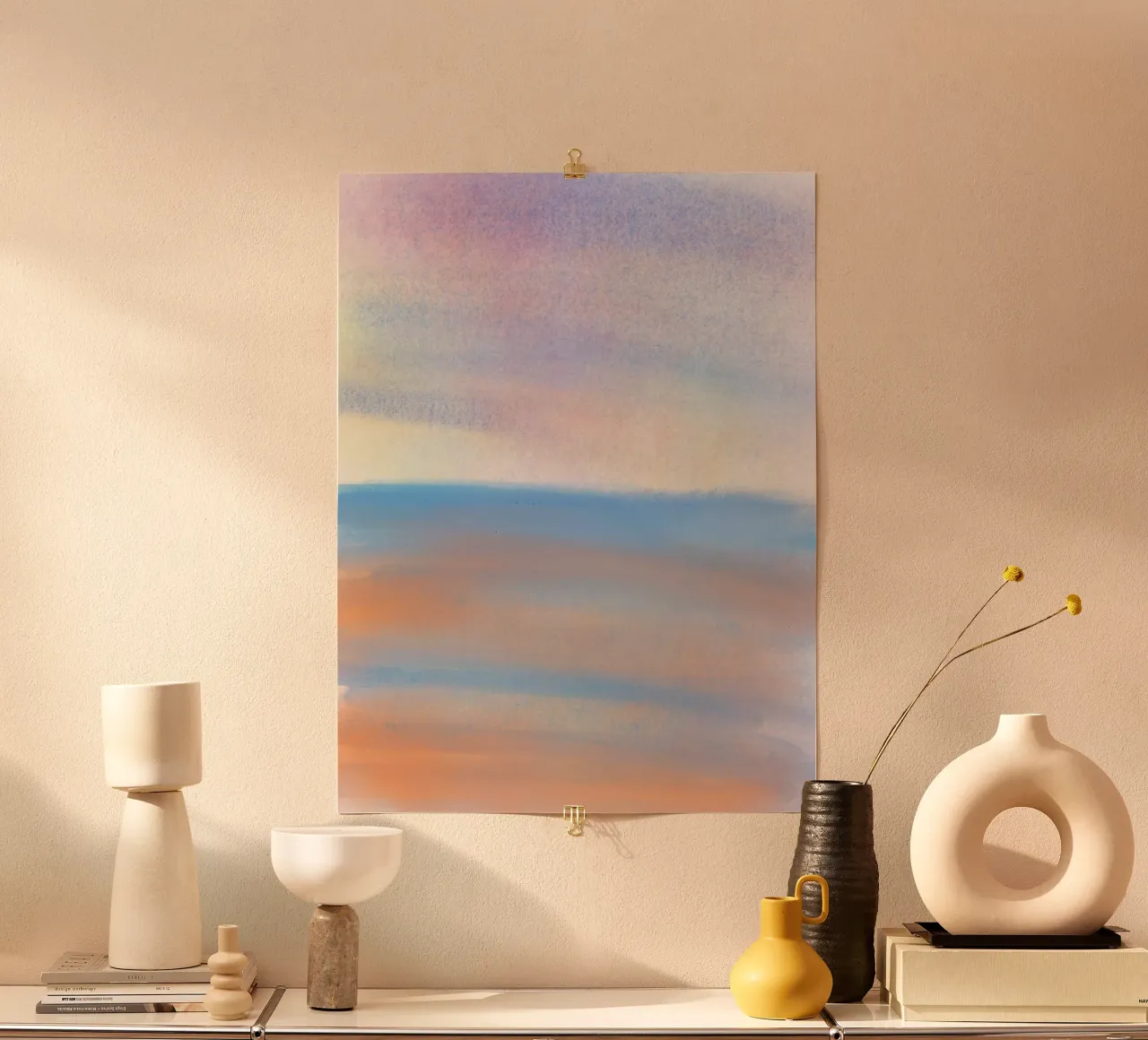 pastel colors openness carta hahnemühle da twillight