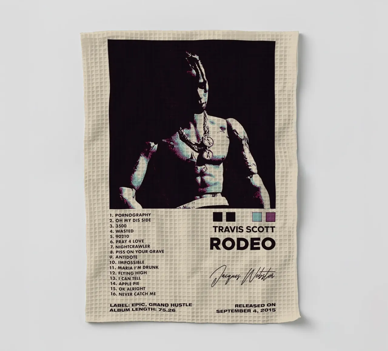 travis scott rapper art torchon de music soul