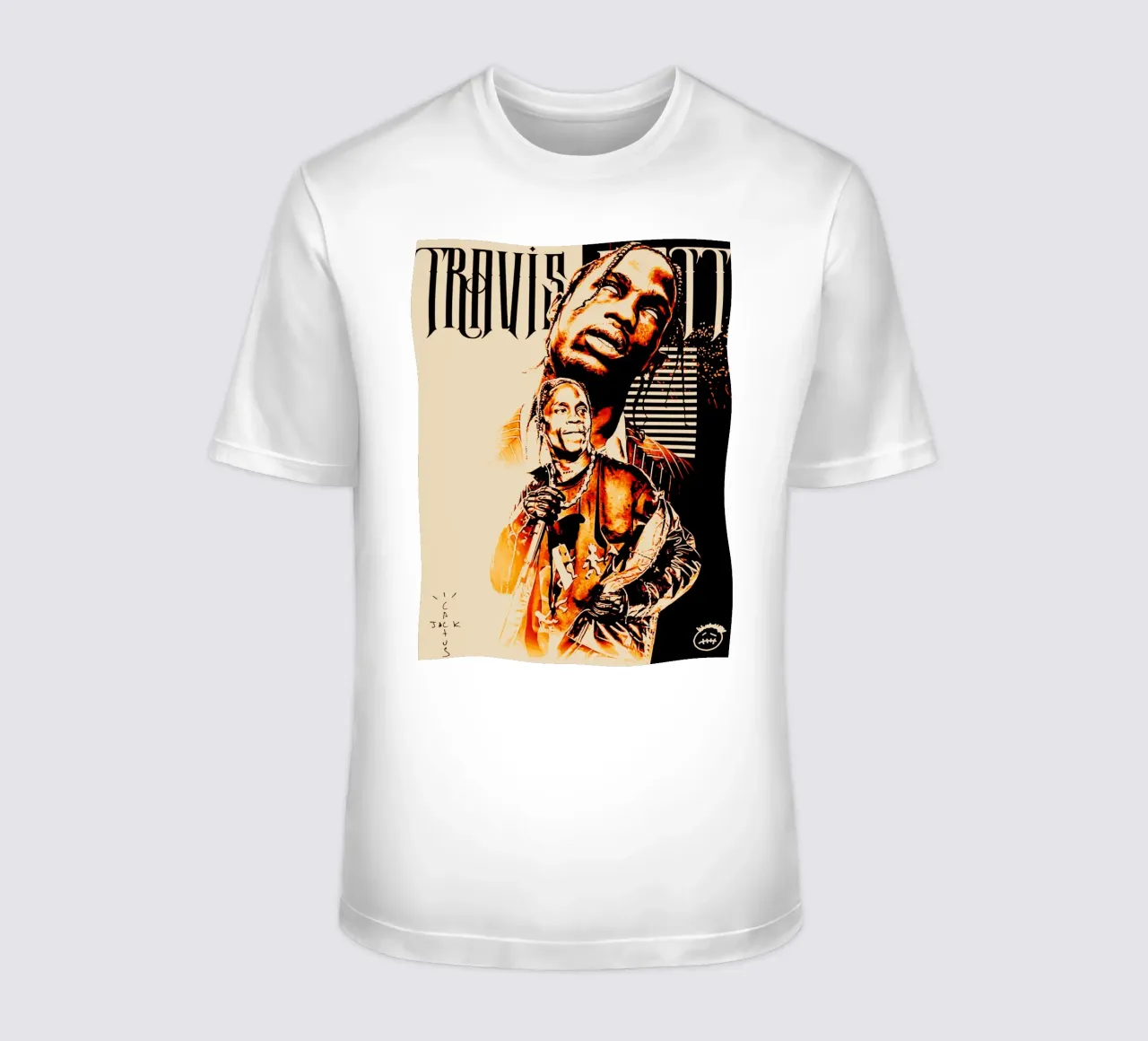 travis scott rapper kunst t-shirt van music soul